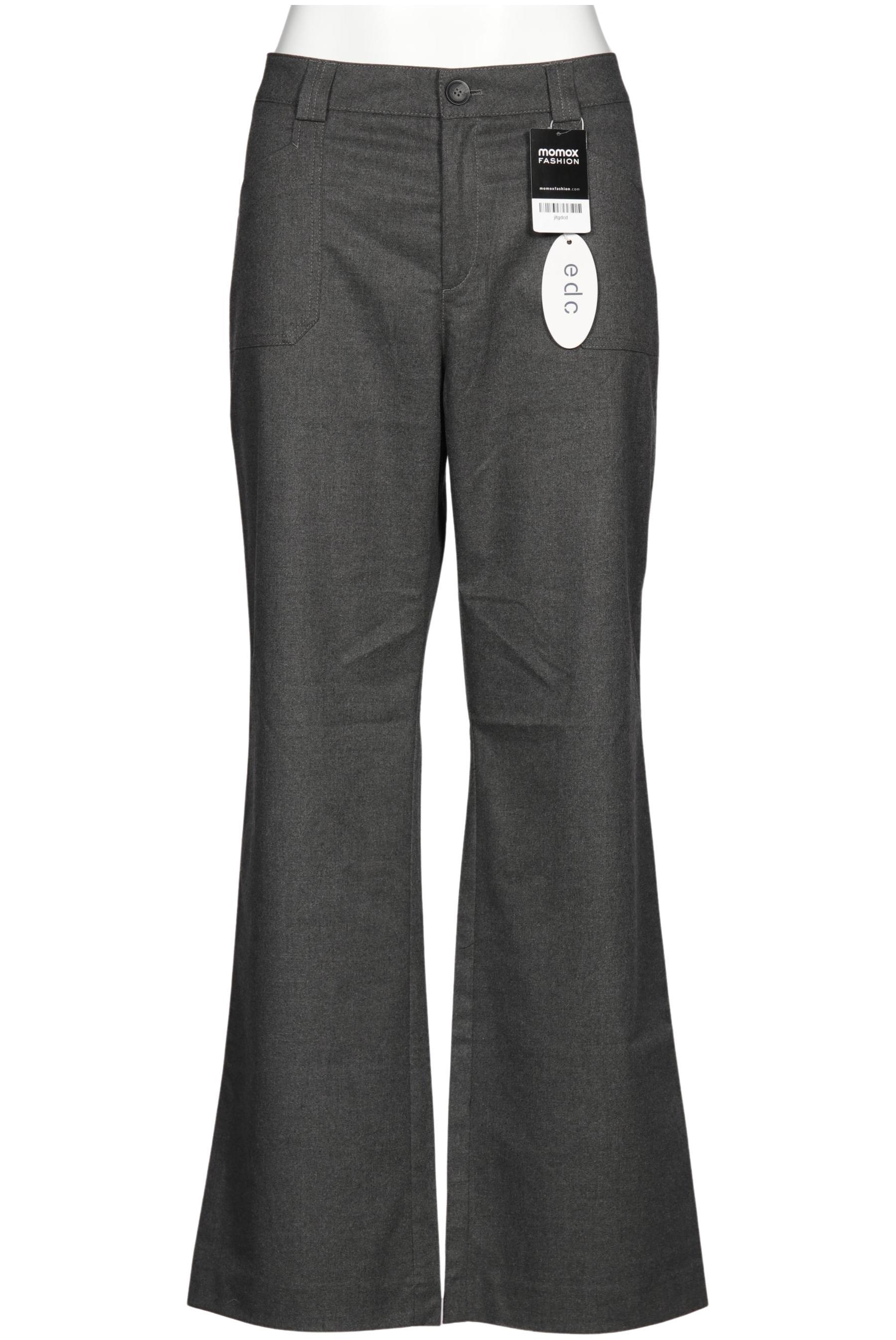 

edc by Esprit Damen Stoffhose, grau, Gr. 42