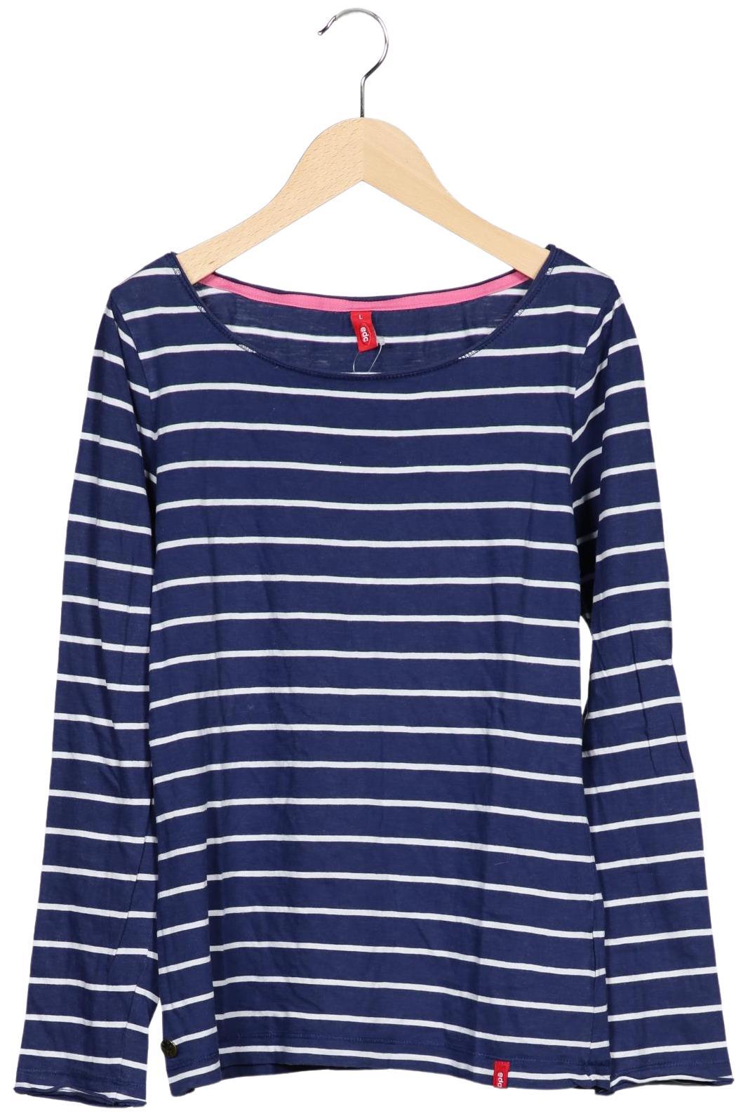 

edc by Esprit Damen Langarmshirt, mehrfarbig, Gr. 42