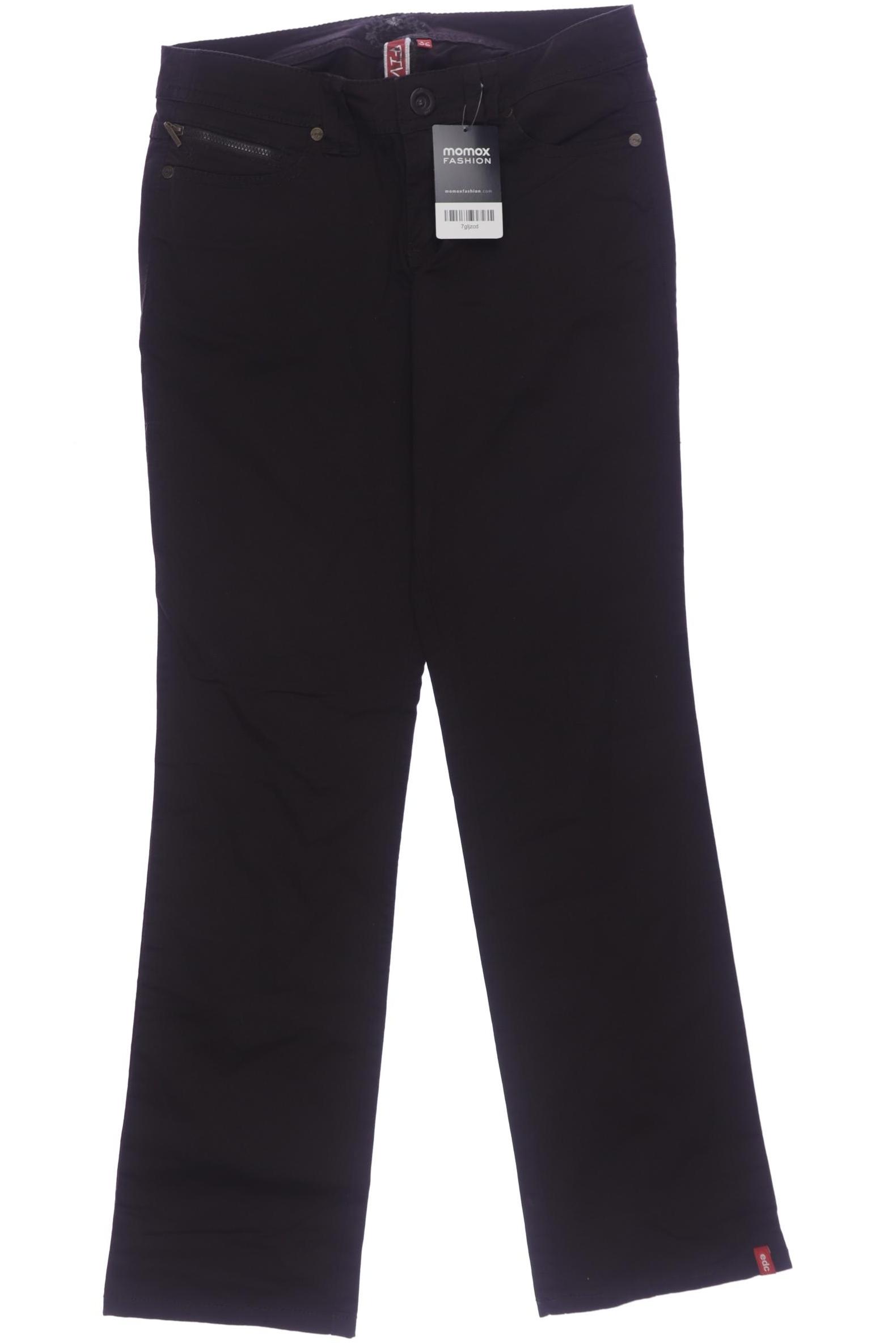

edc by Esprit Damen Stoffhose, braun, Gr. 36
