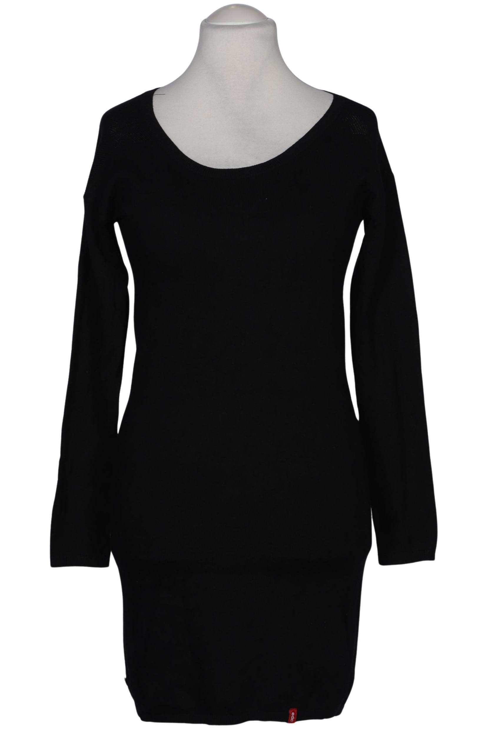 

edc by Esprit Damen Kleid, schwarz, Gr. 38