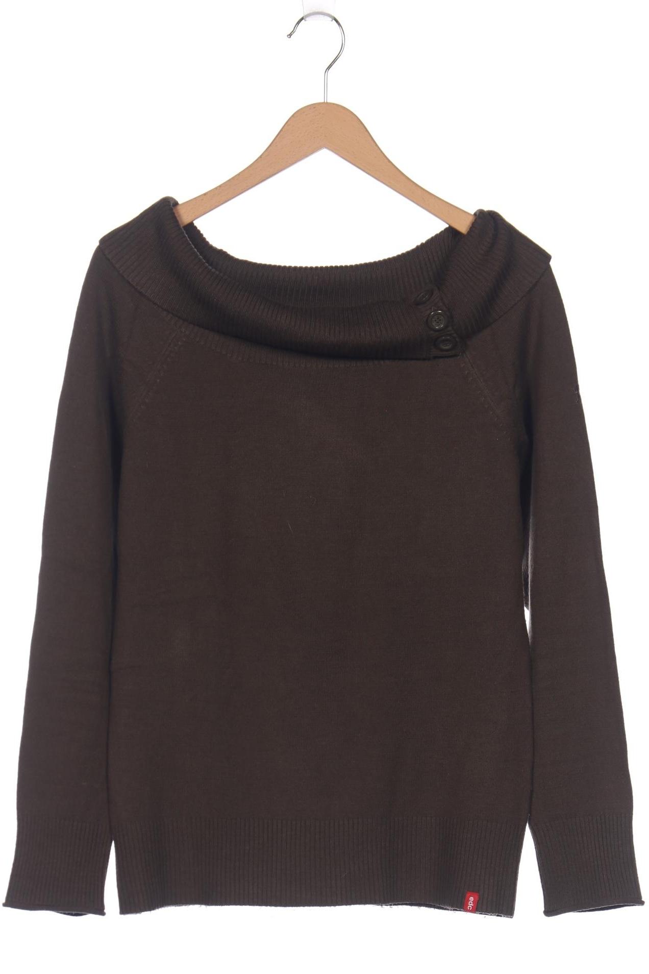 

edc by Esprit Damen Pullover, grün, Gr. 46