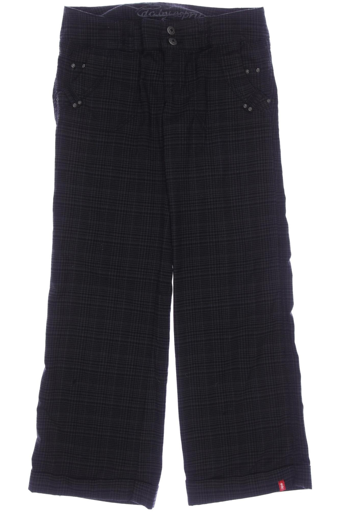 

edc by Esprit Damen Stoffhose, schwarz, Gr. 36