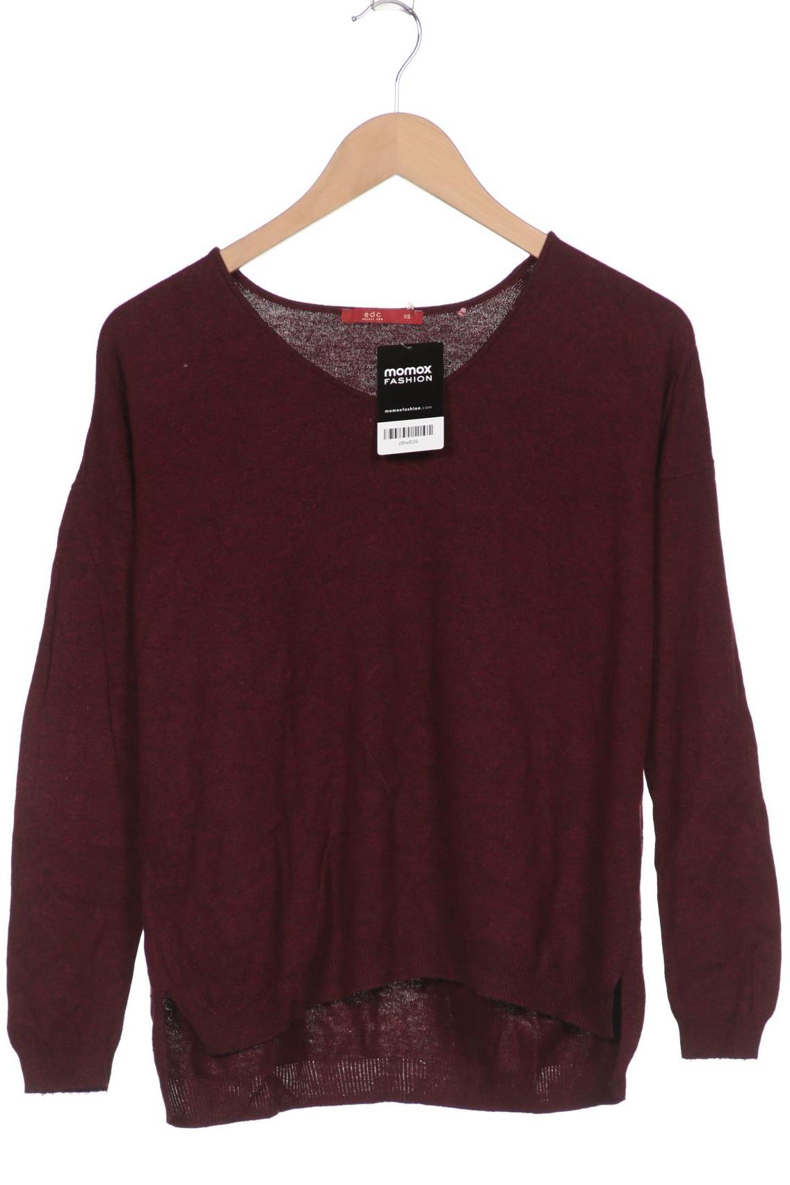 

edc by Esprit Damen Pullover, bordeaux, Gr. 34