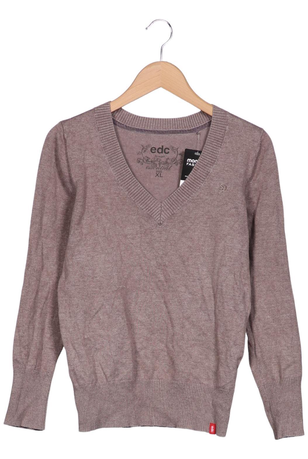 

edc by Esprit Damen Pullover, grau, Gr. 44