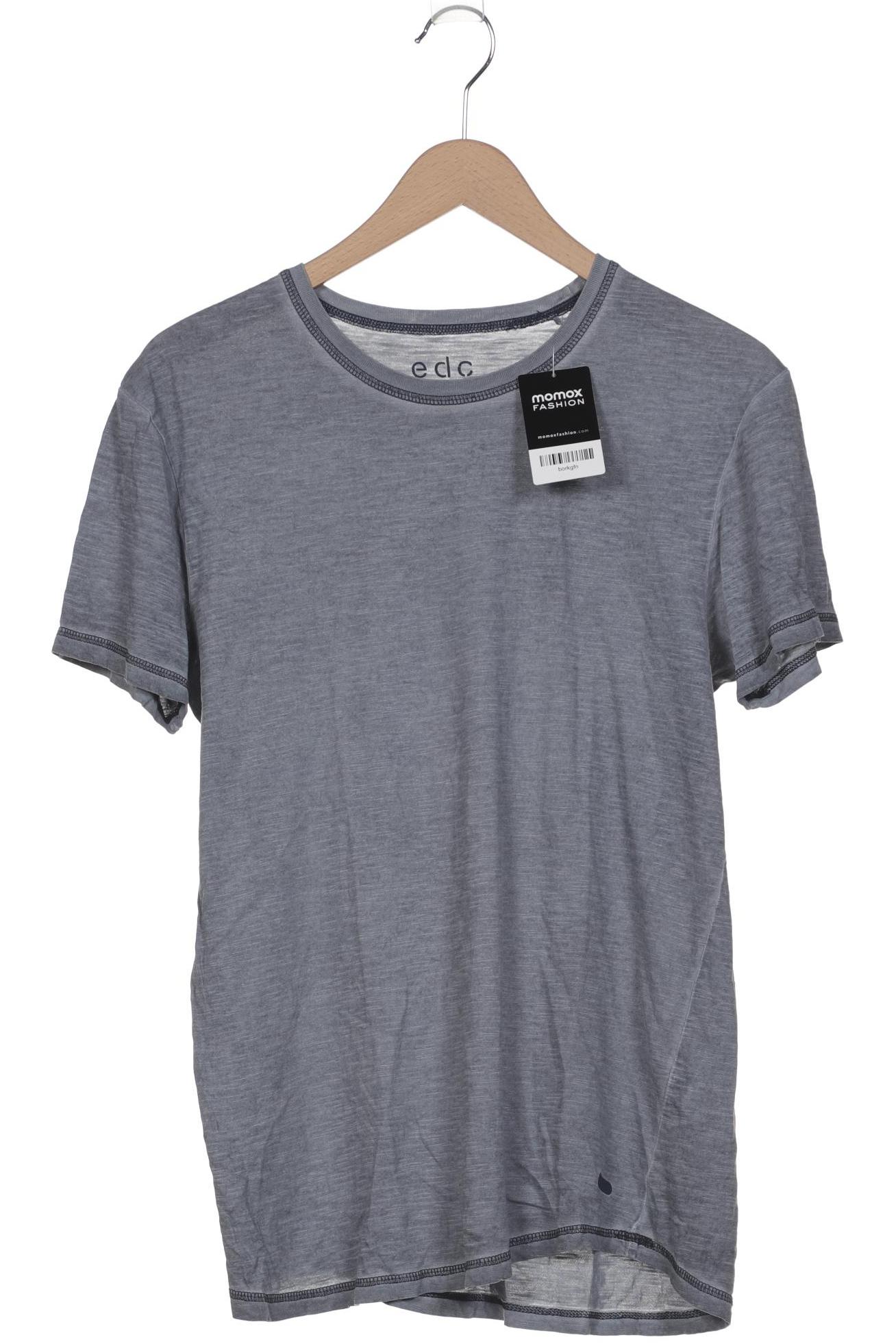 

edc by Esprit Herren T-Shirt, blau, Gr. 46