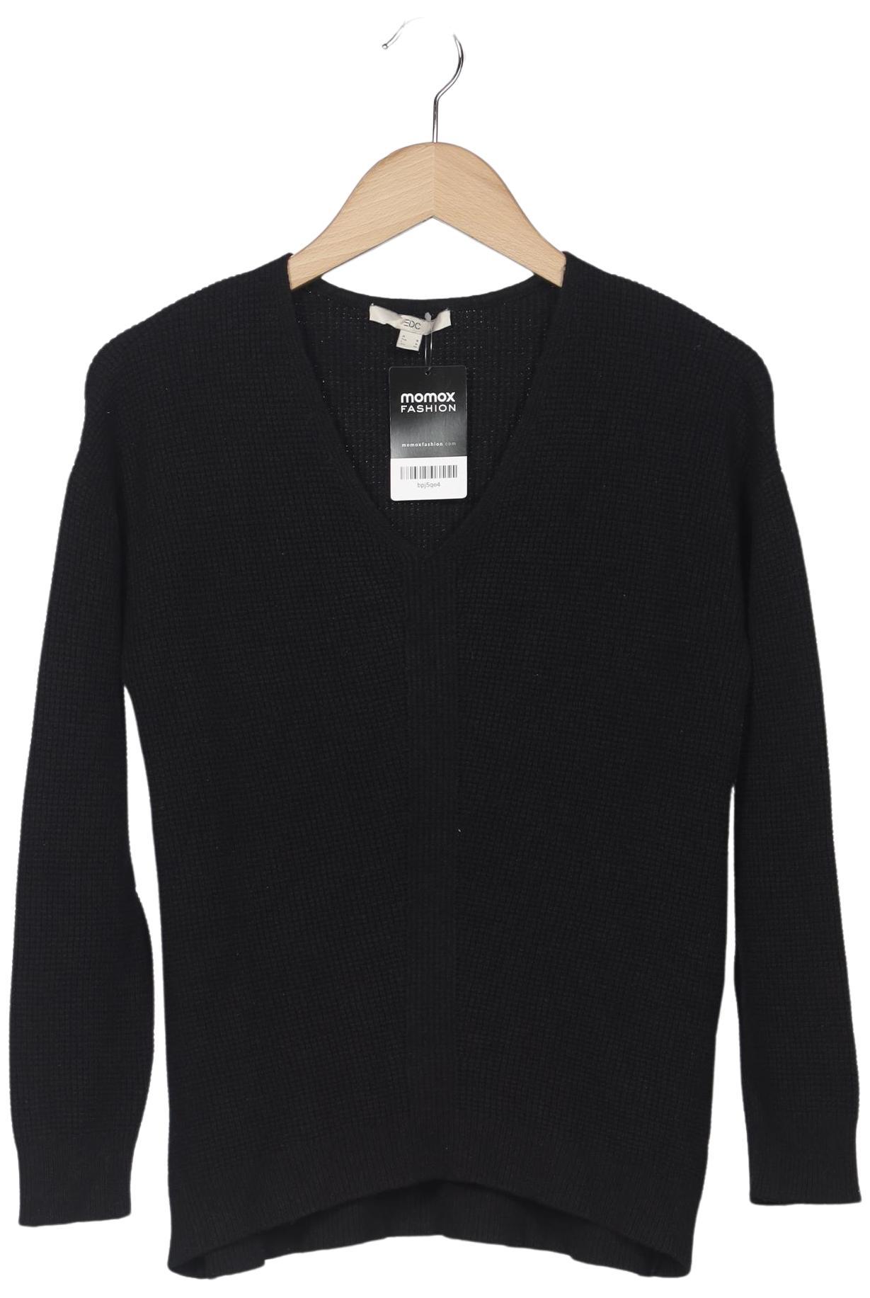 

edc by Esprit Damen Pullover, schwarz, Gr. 36