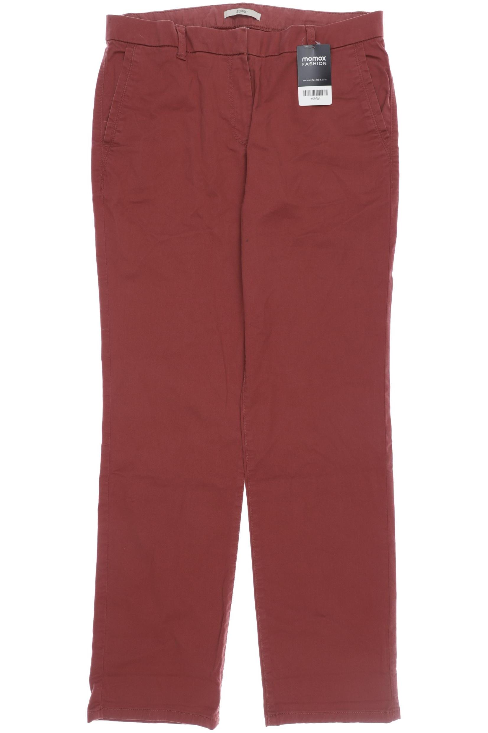 

edc by Esprit Damen Stoffhose, rot, Gr. 38