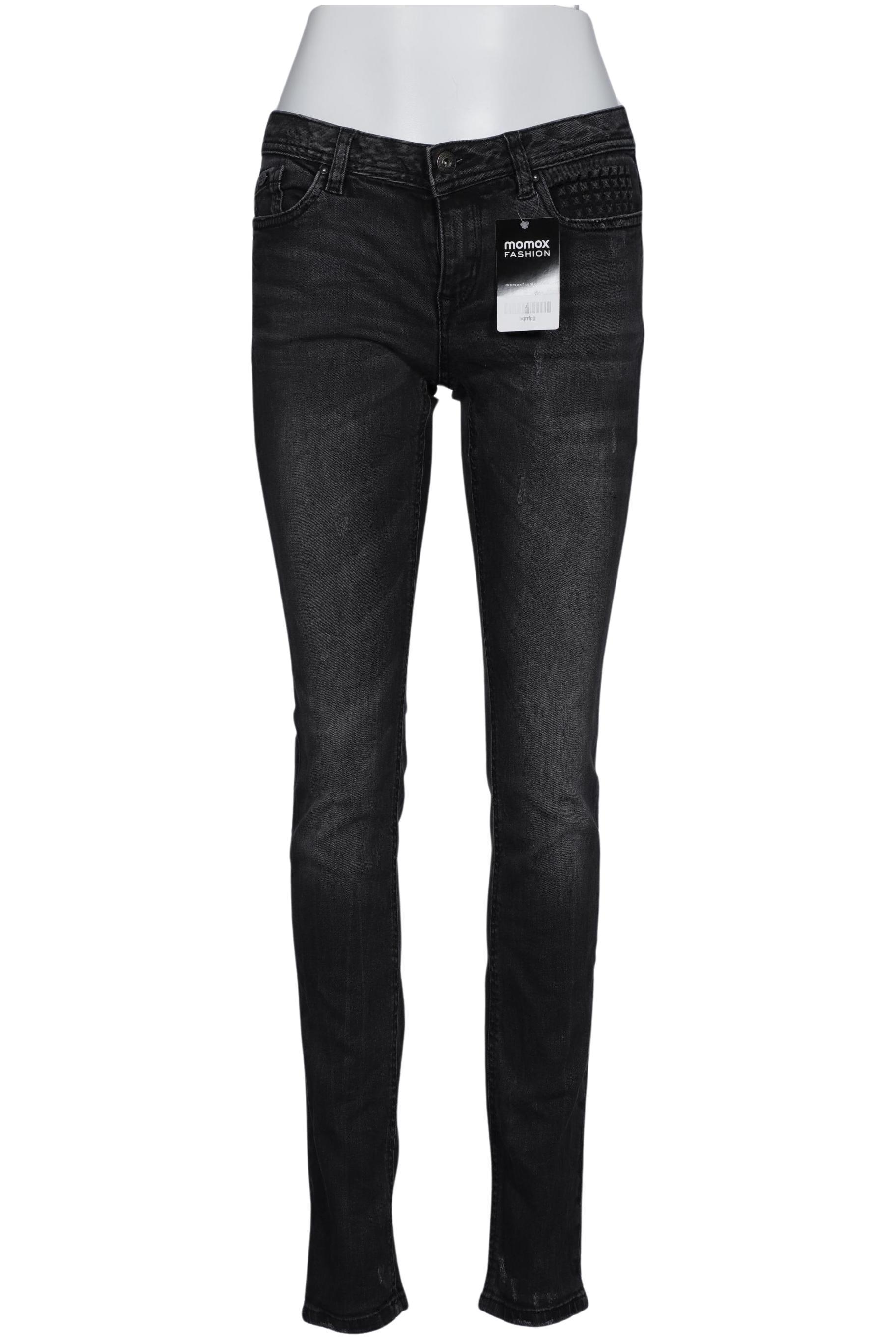 

edc by Esprit Damen Jeans, schwarz, Gr. 27