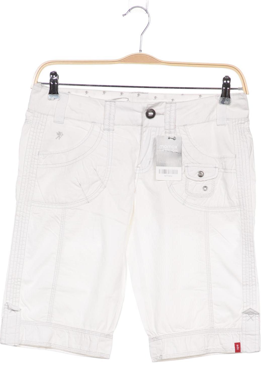 

edc by Esprit Damen Shorts, weiß, Gr. 36