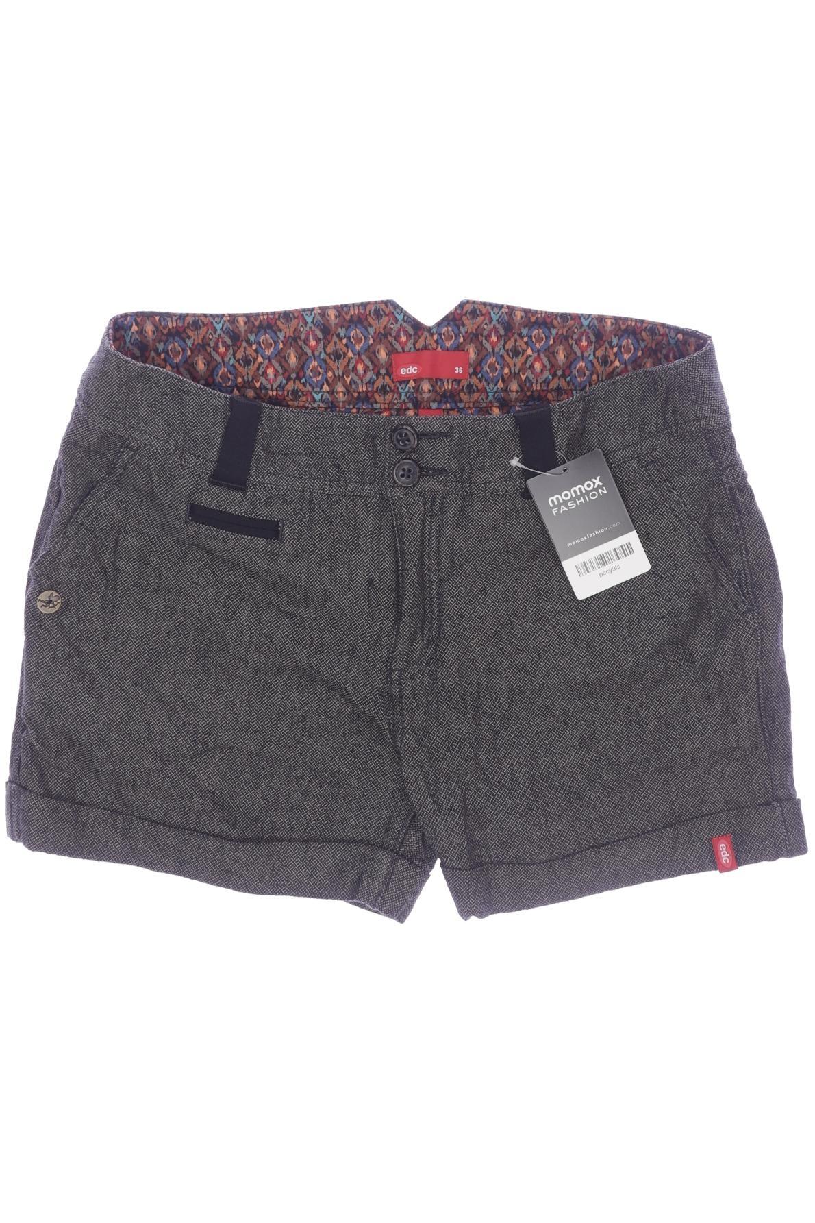 

edc by Esprit Damen Shorts, grau, Gr. 36