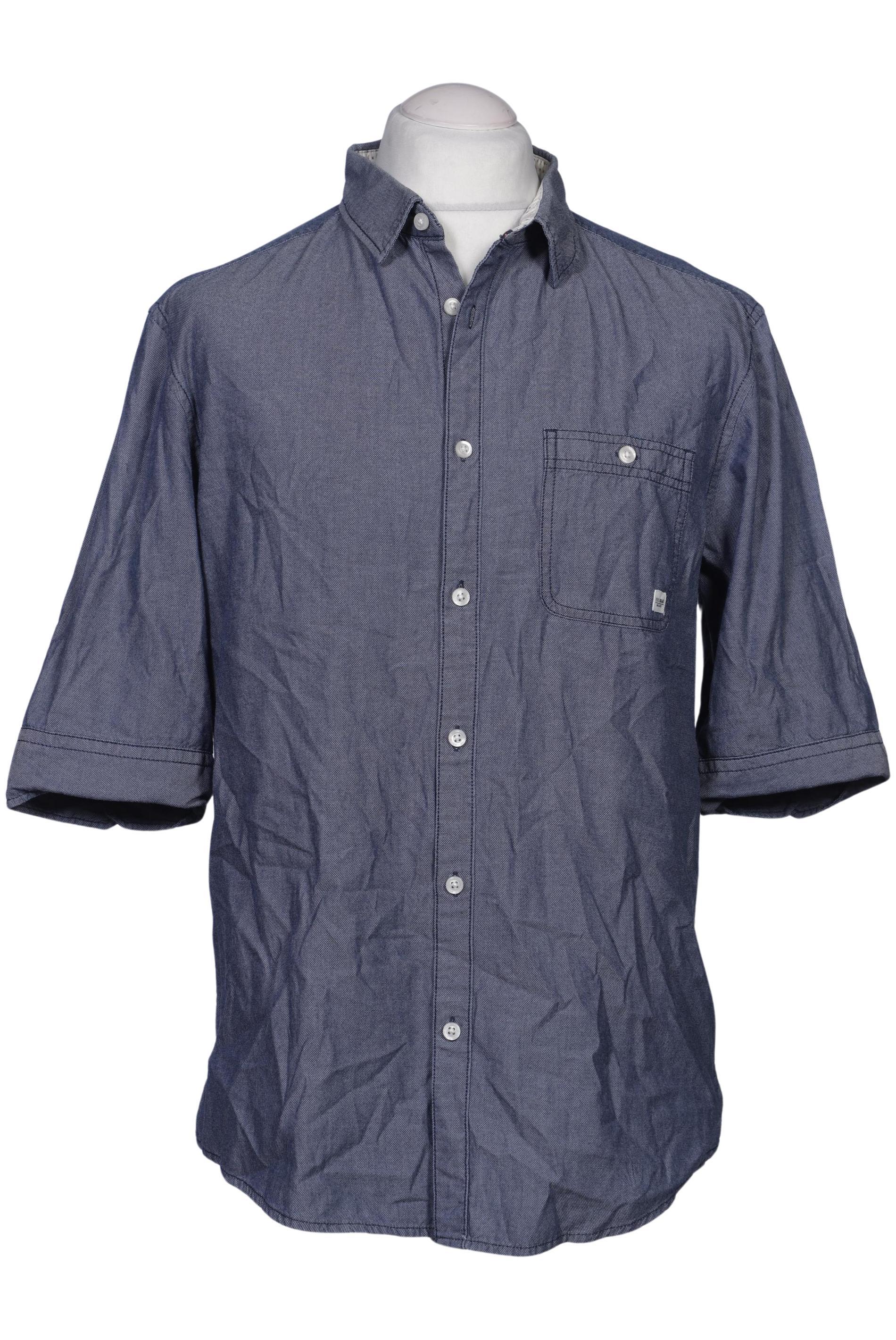 

edc by Esprit Herren Hemd, blau, Gr. 52