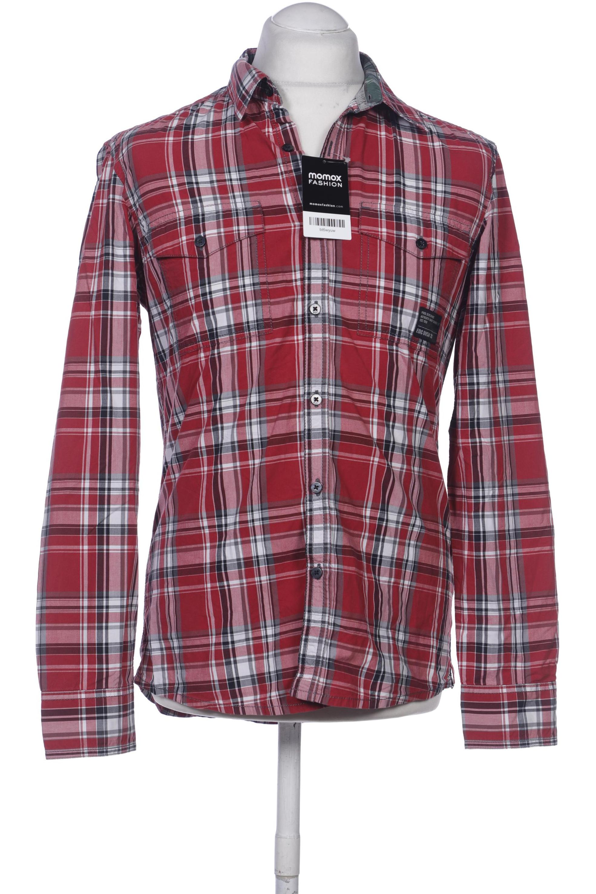 

edc by Esprit Herren Hemd, pink, Gr. 48