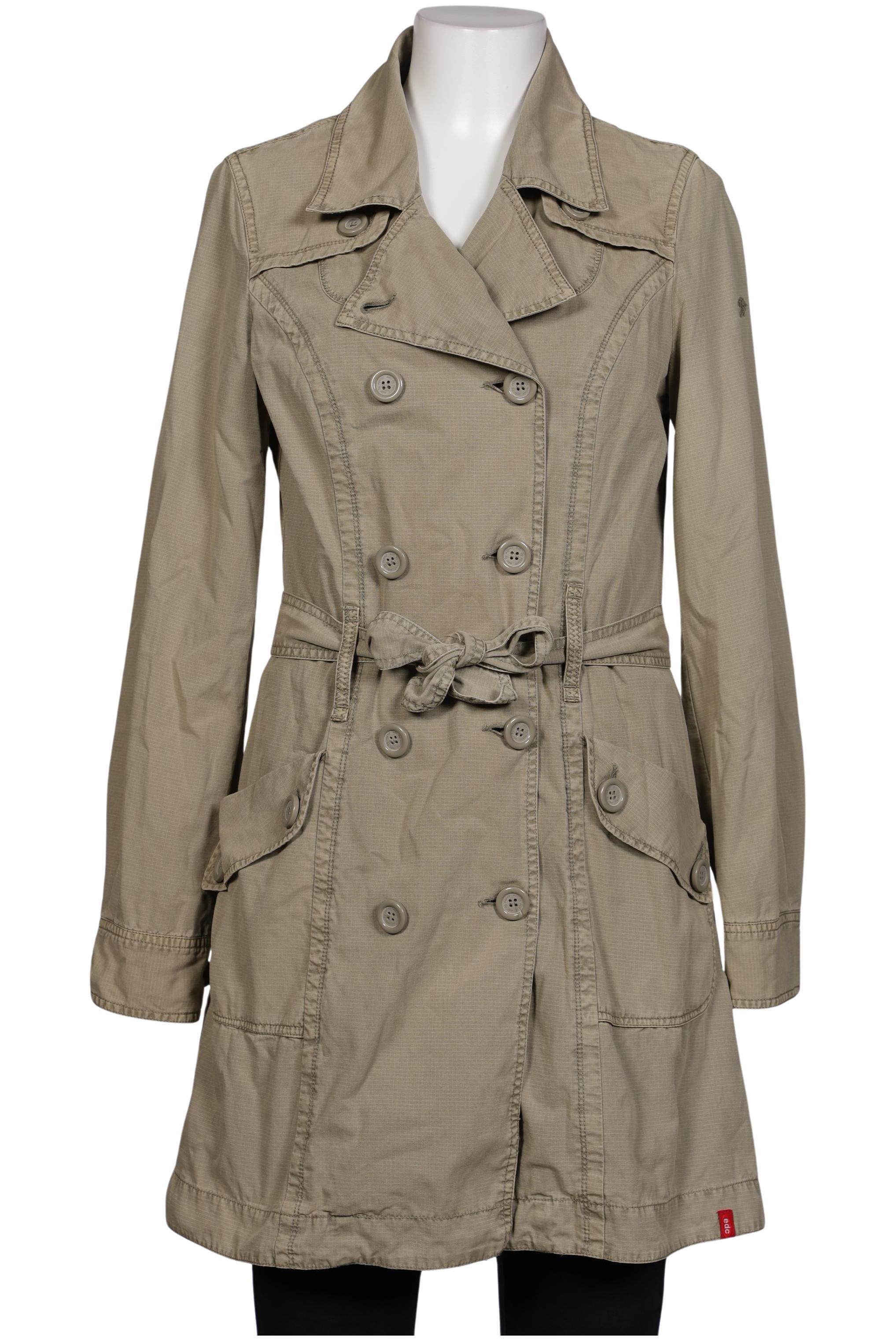 

edc by Esprit Damen Mantel, beige, Gr. 42