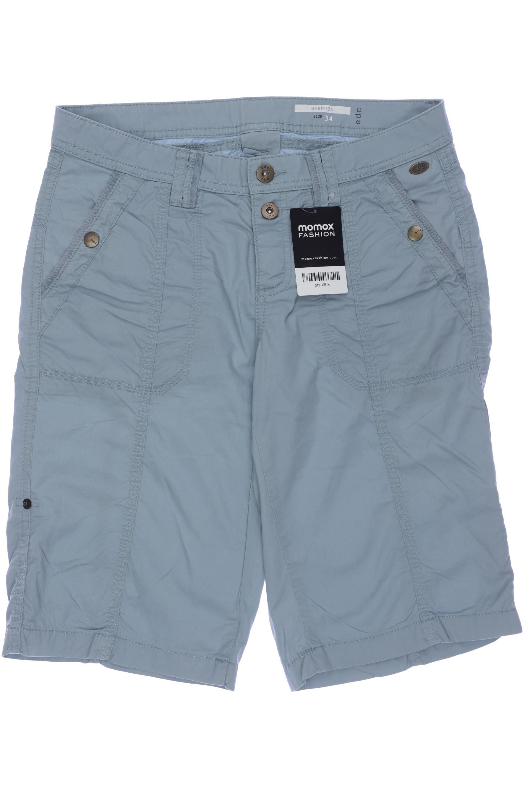 

edc by Esprit Damen Shorts, hellgrün, Gr. 34