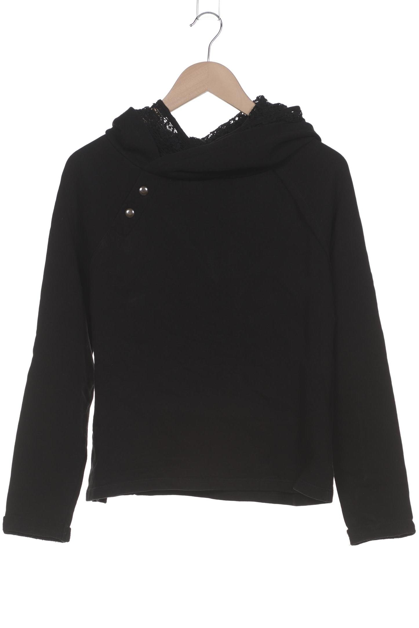 

edc by Esprit Damen Kapuzenpullover, schwarz, Gr. 36