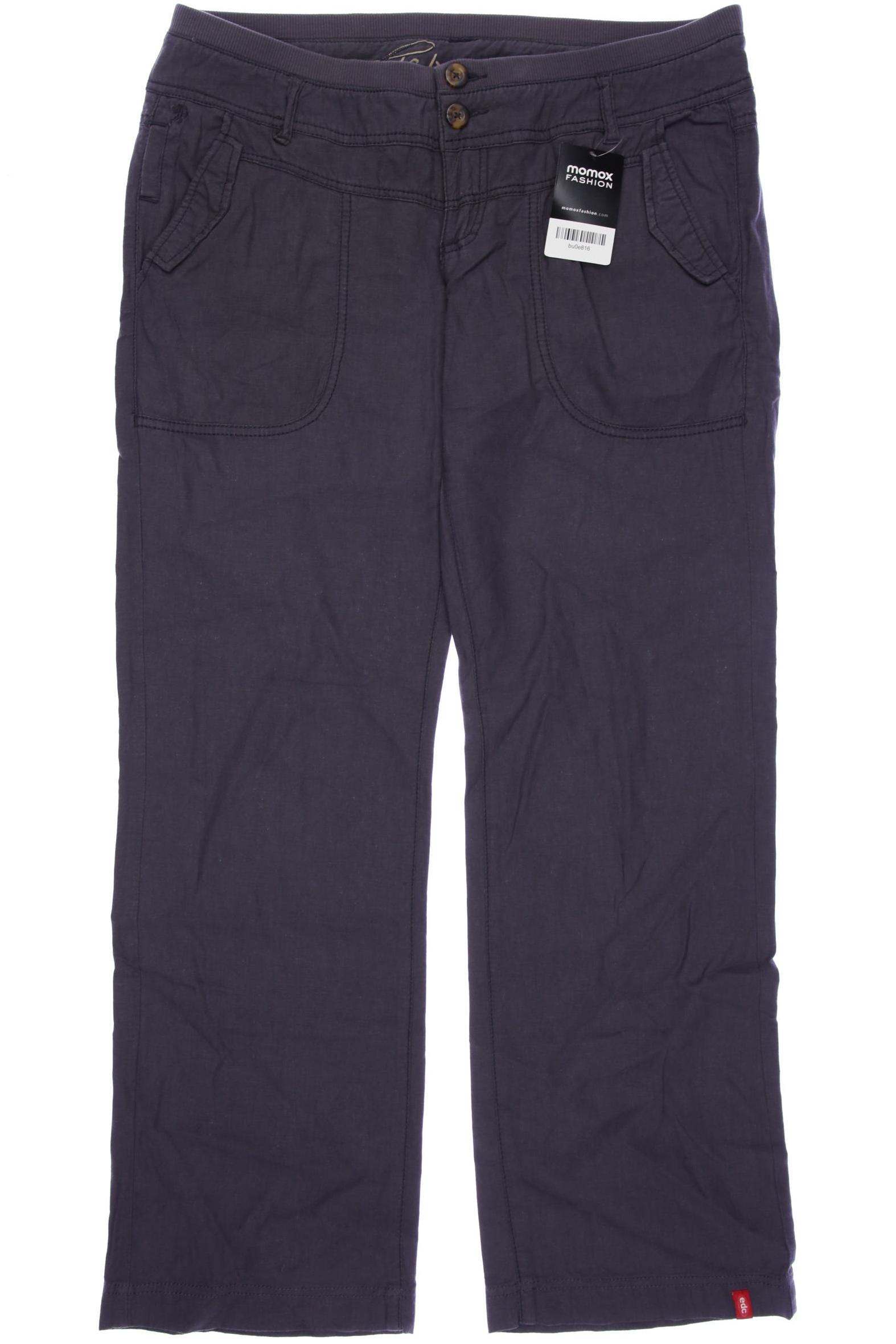 

edc by Esprit Damen Stoffhose, grau, Gr. 40