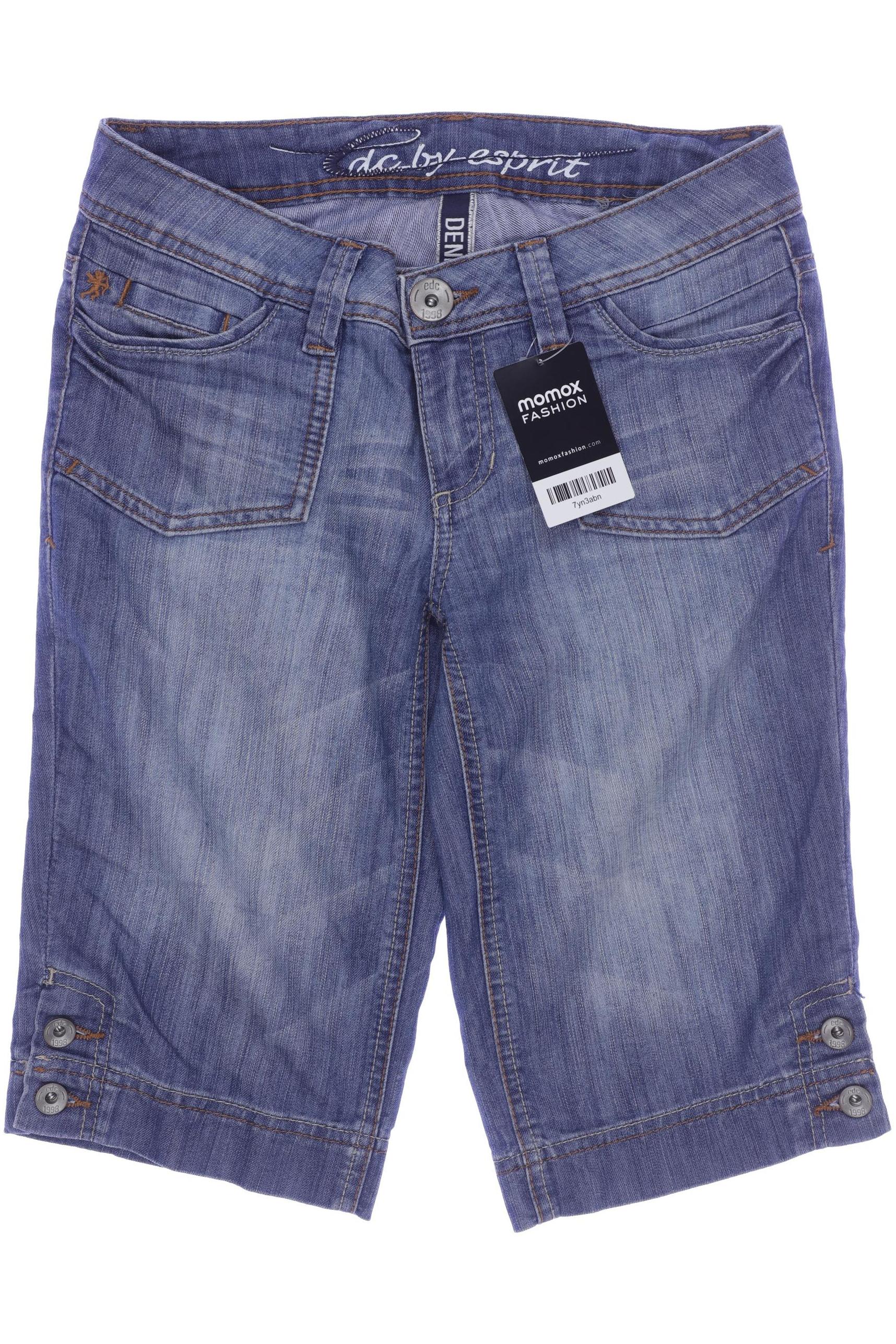 

edc by Esprit Damen Shorts, blau, Gr. 26