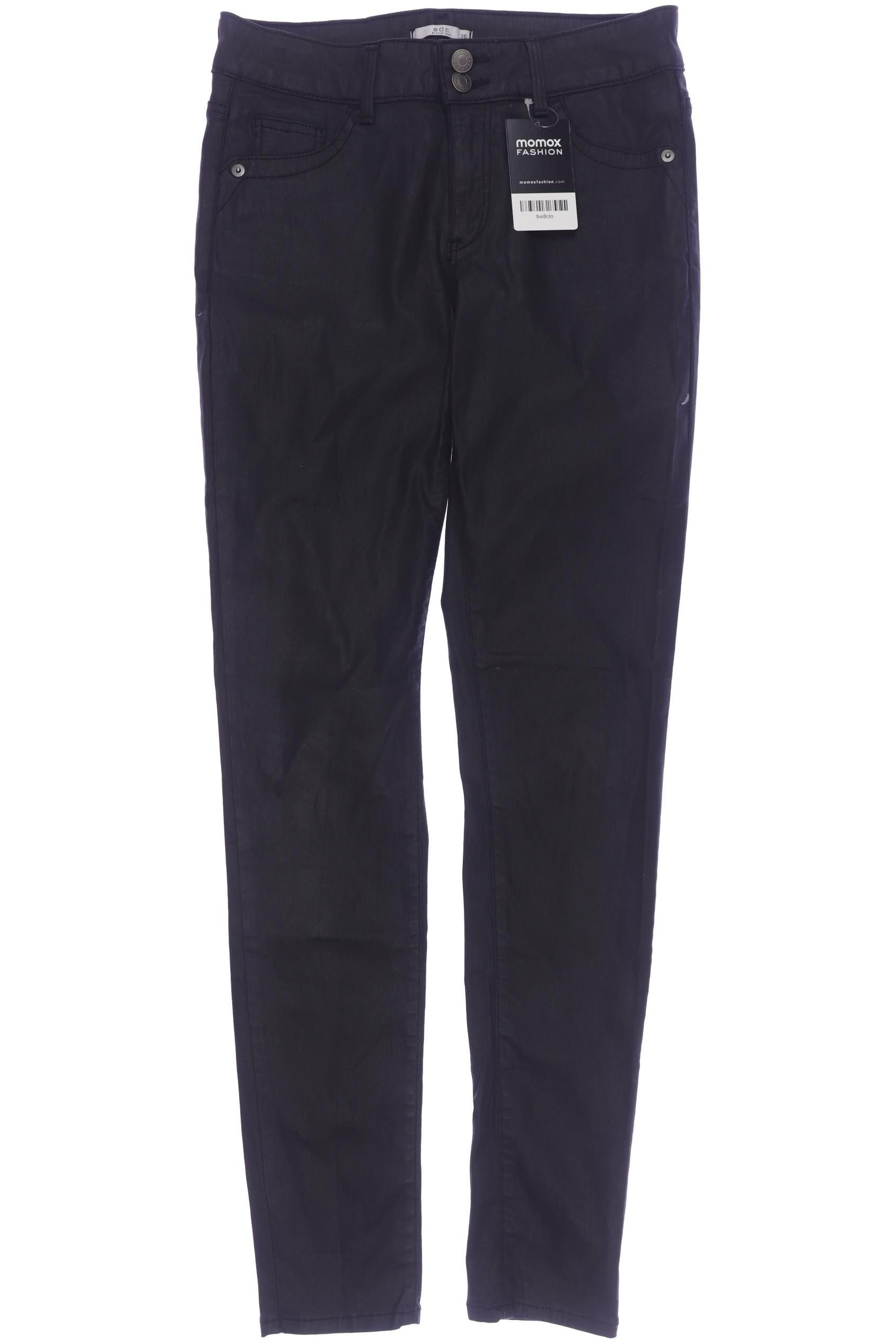 

edc by Esprit Damen Jeans, schwarz, Gr. 36