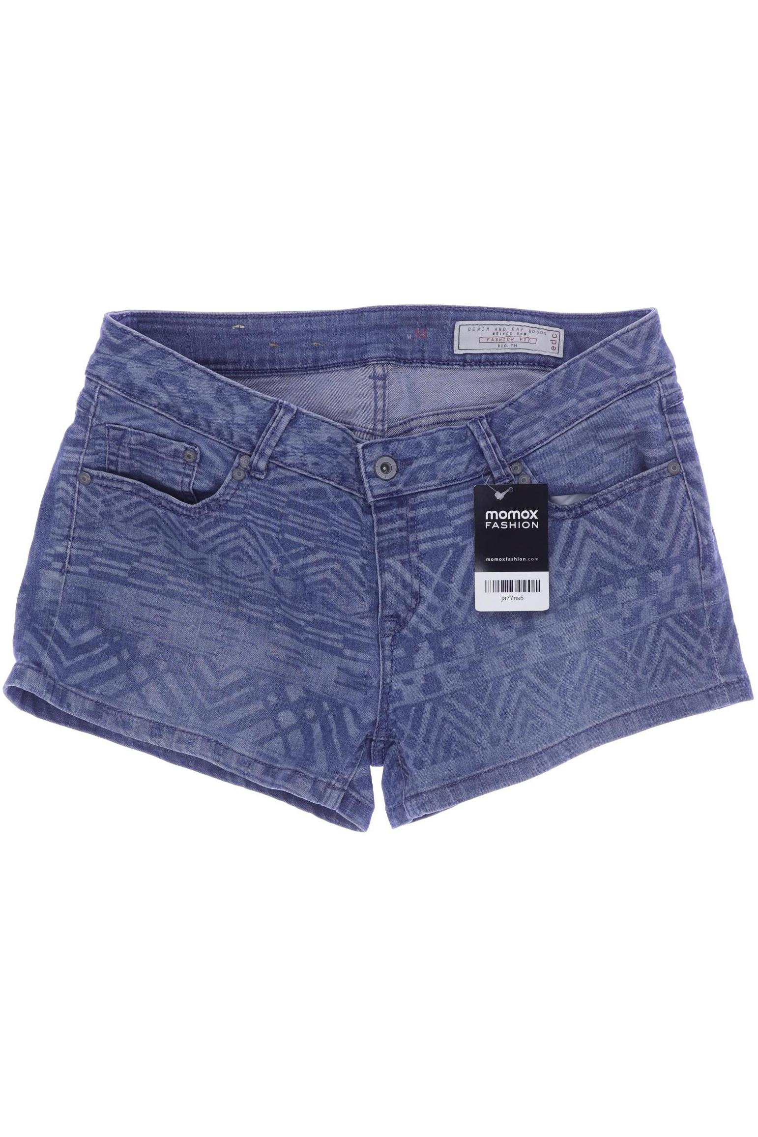 

edc by Esprit Damen Shorts, blau, Gr. 30