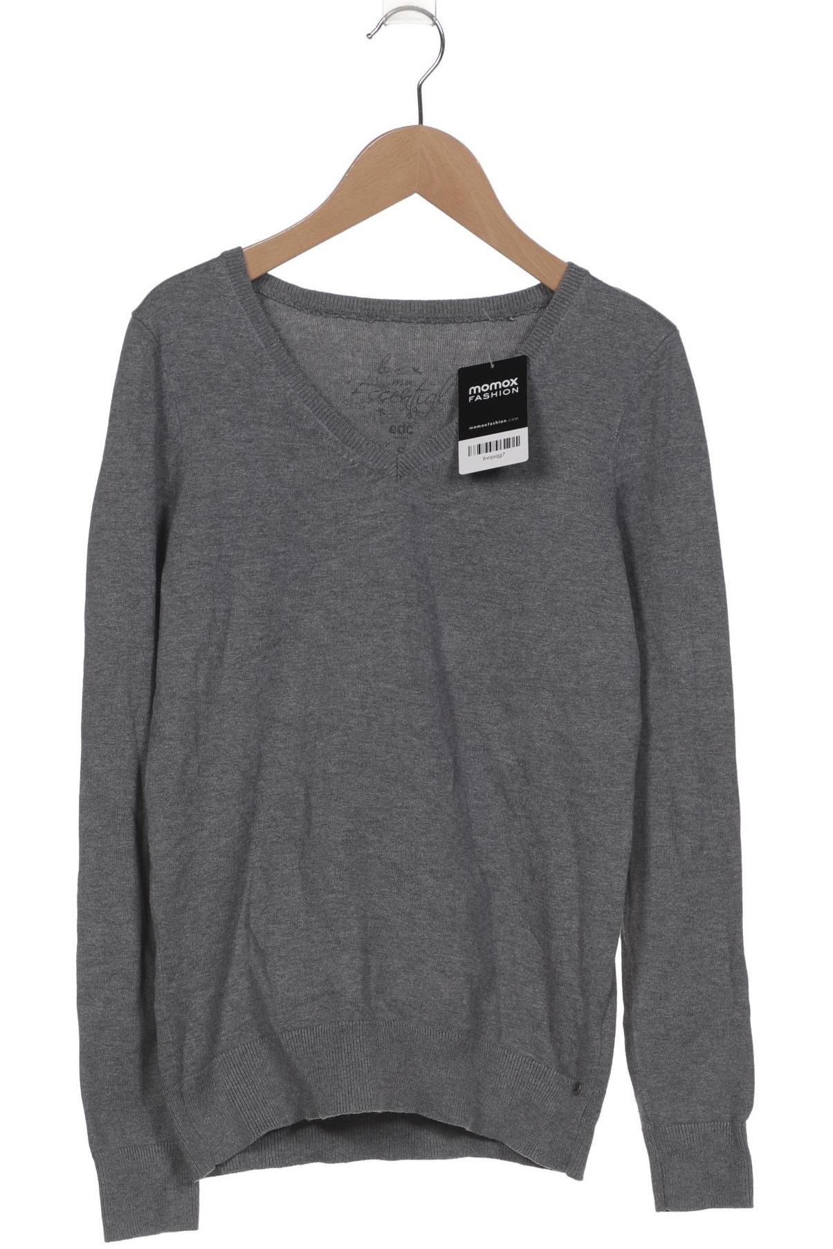 

edc by Esprit Damen Pullover, grau, Gr. 36