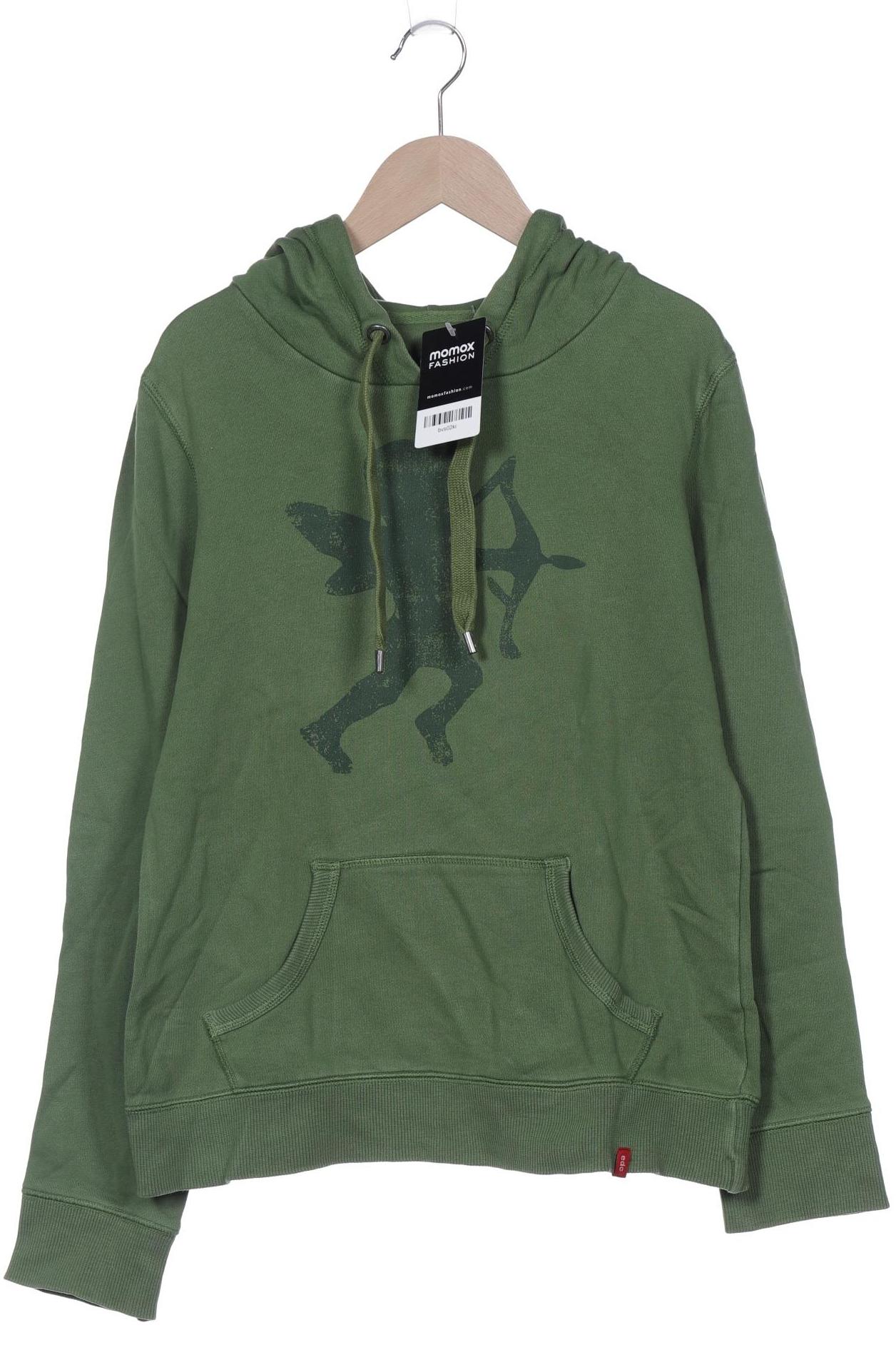 

edc by Esprit Damen Kapuzenpullover, grün, Gr. 38