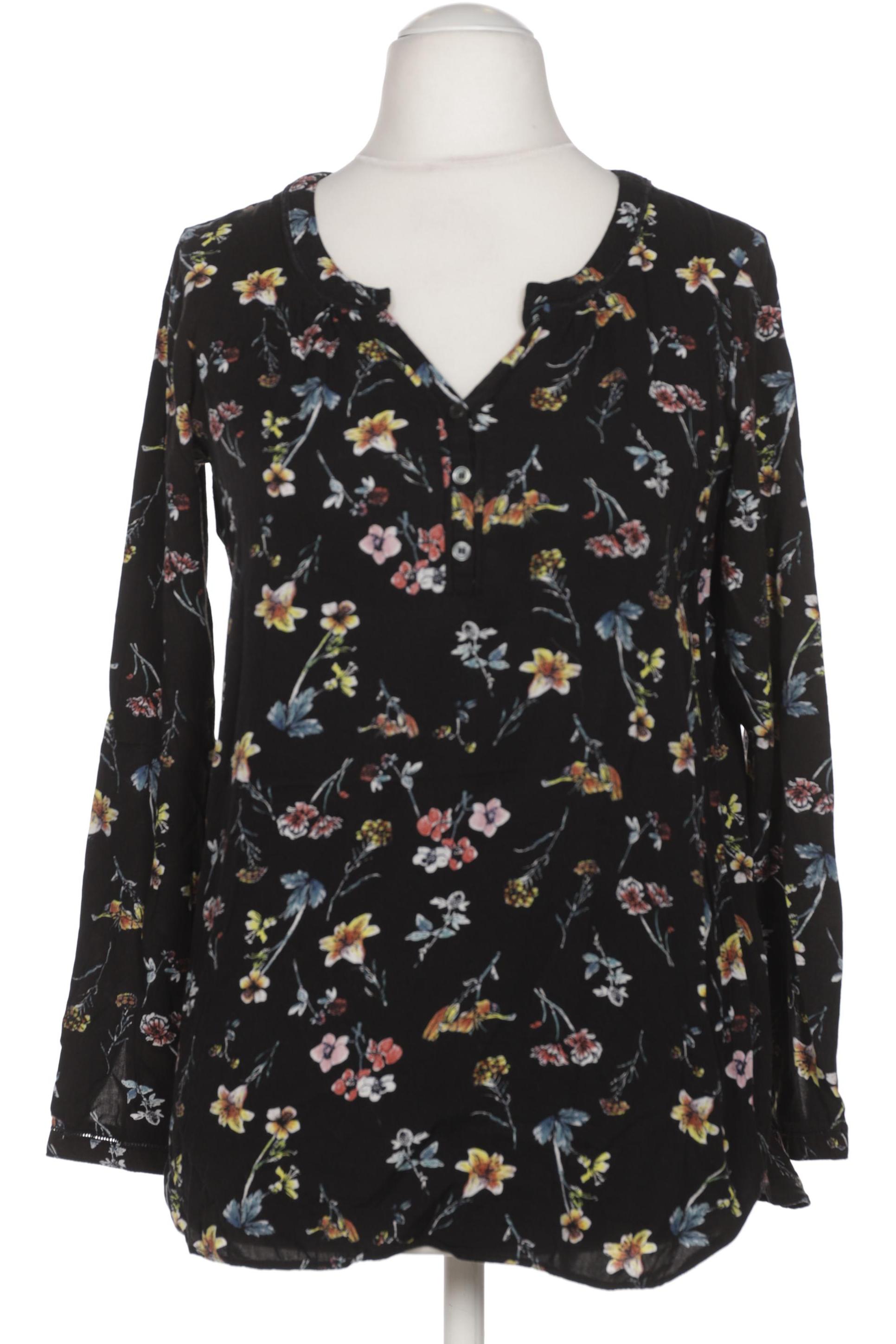 

edc by Esprit Damen Bluse, schwarz