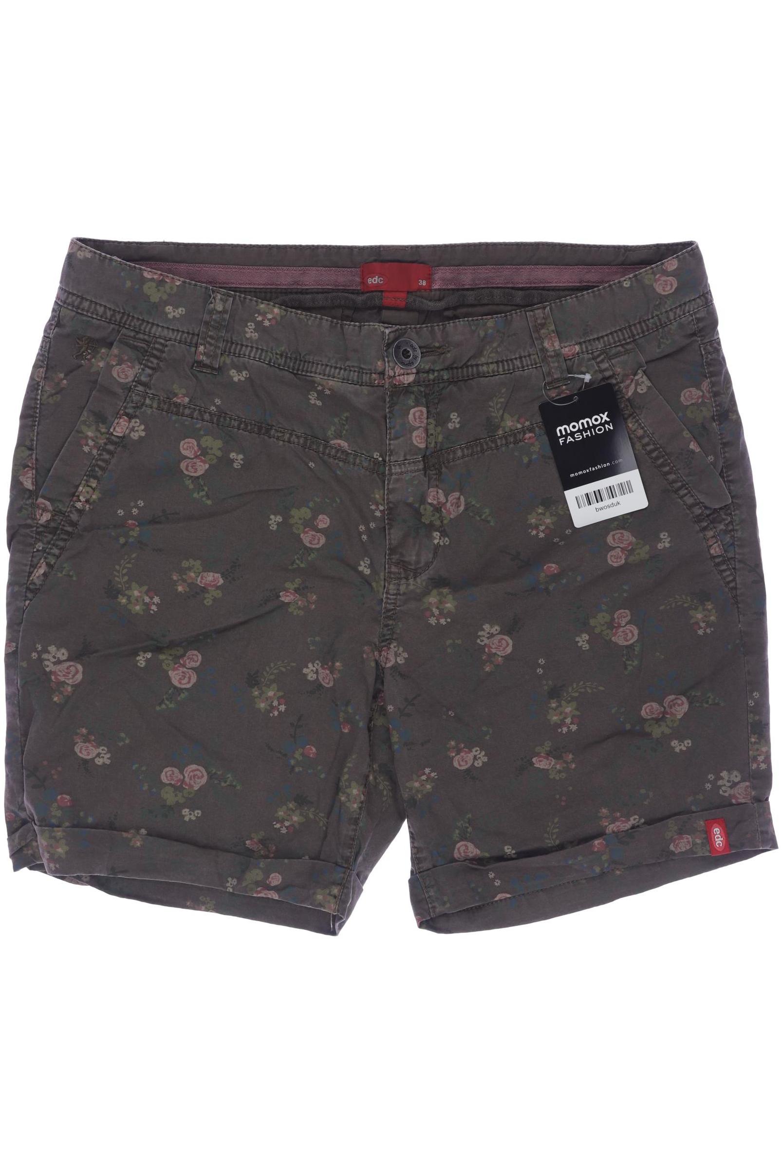 

edc by Esprit Damen Shorts, grün, Gr. 38