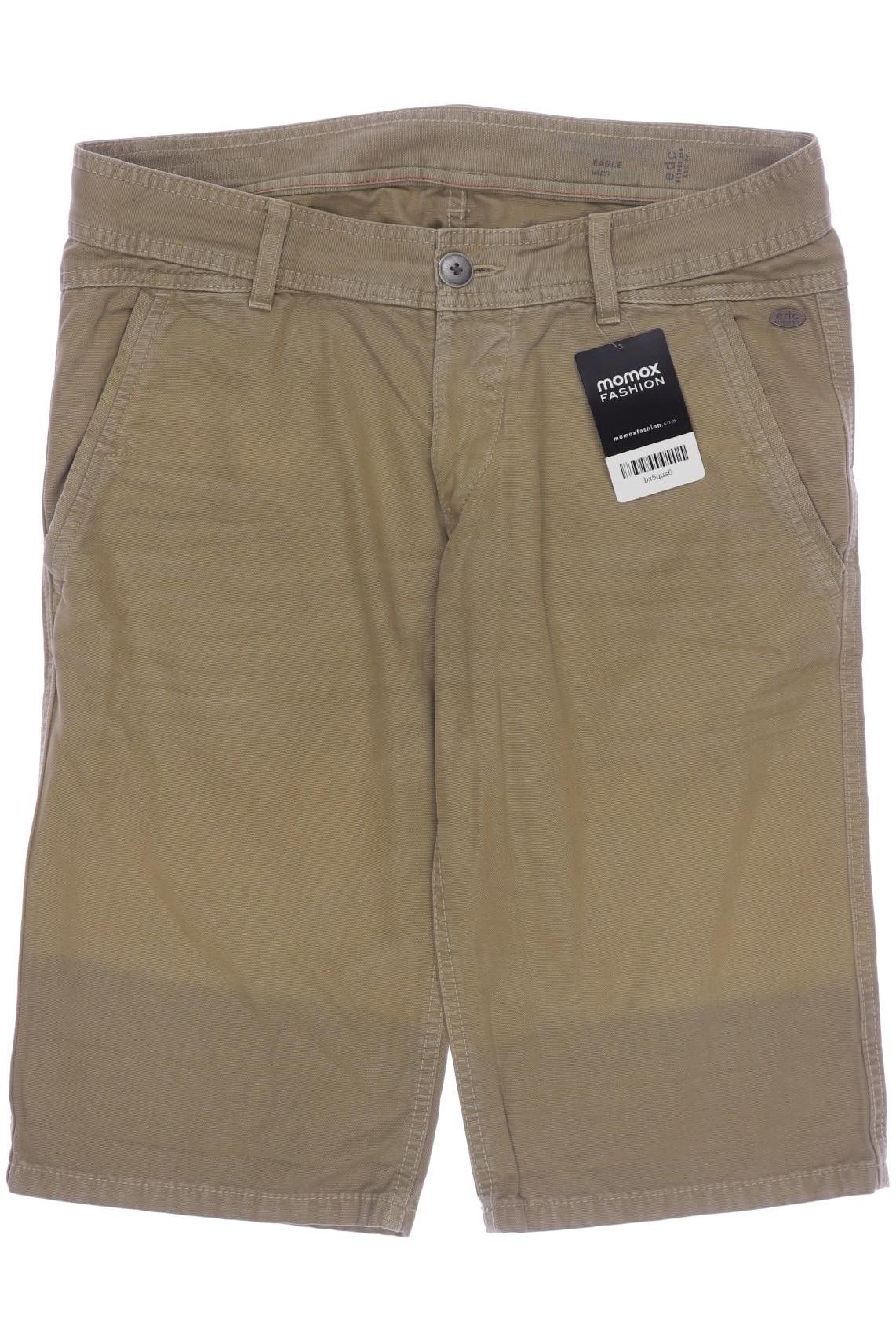 

edc by Esprit Herren Shorts, beige, Gr. 30