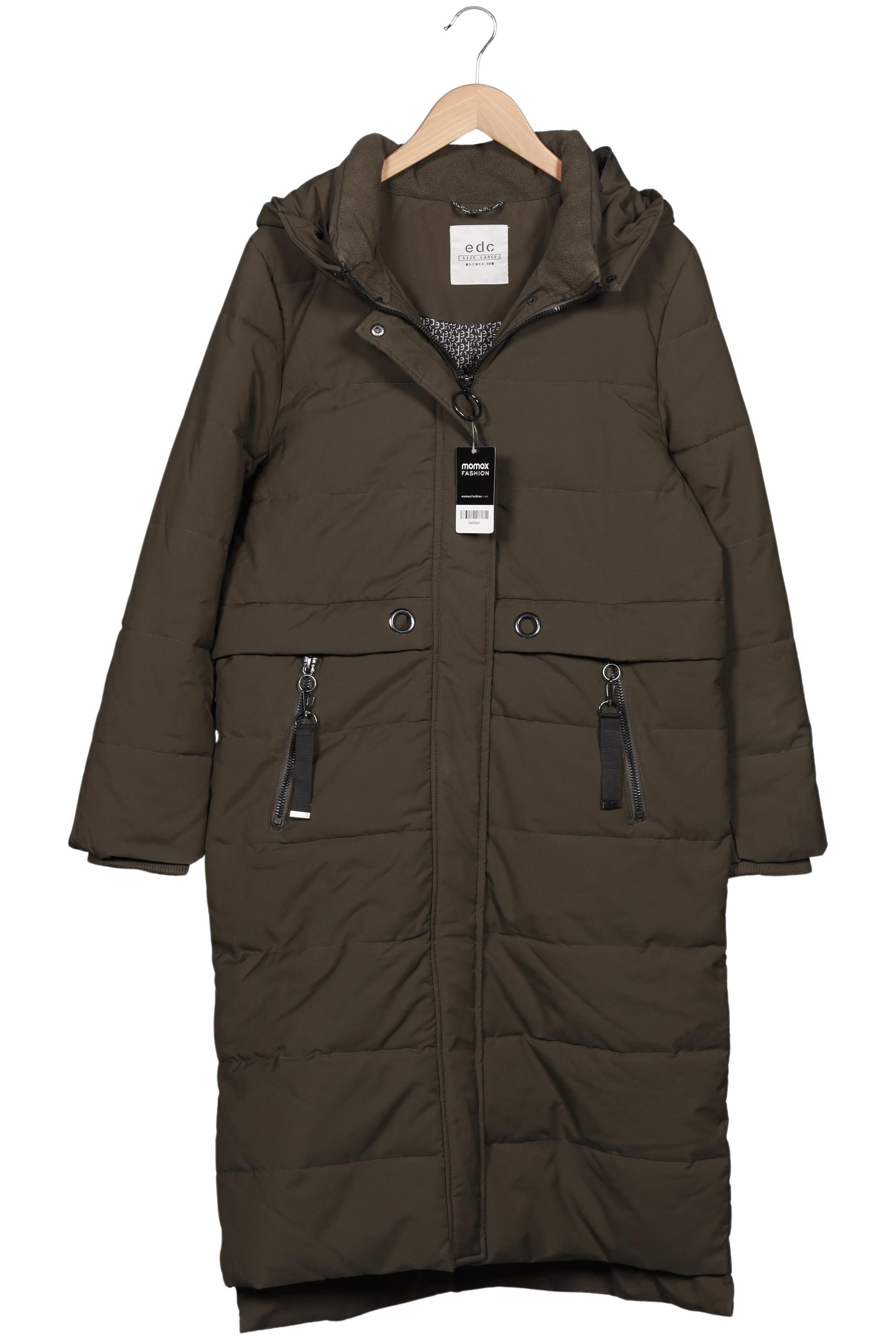 

edc by Esprit Damen Mantel, grün, Gr. 42