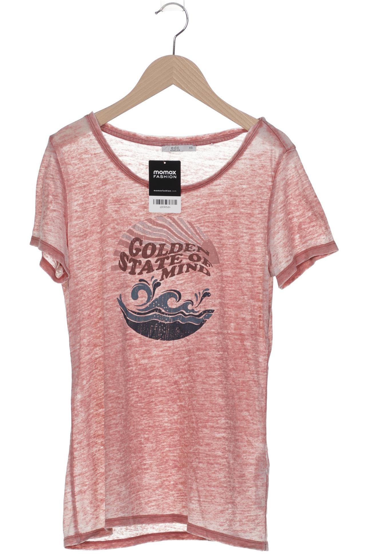 

edc by Esprit Damen T-Shirt, pink, Gr. 34