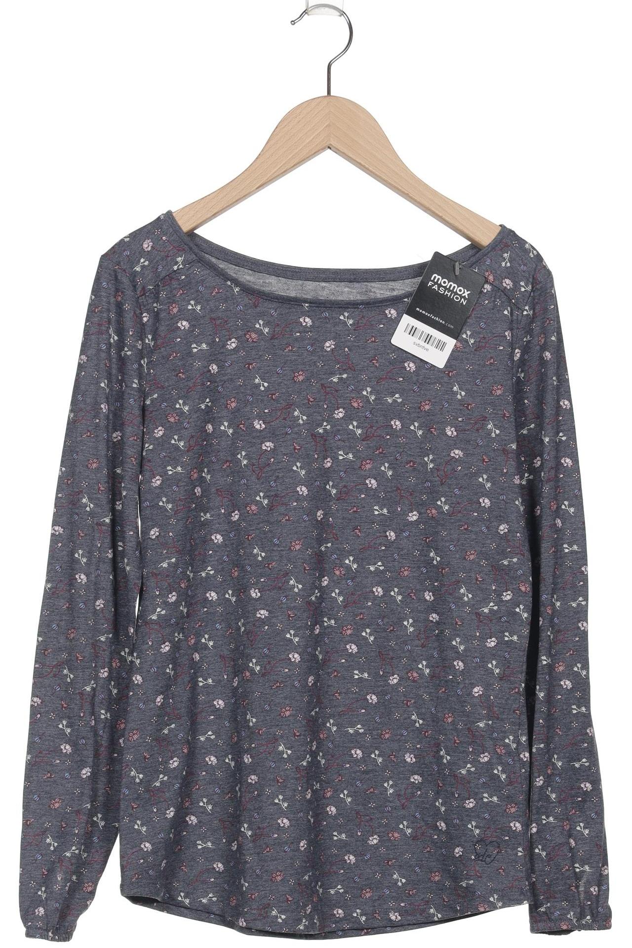 

edc by Esprit Damen Langarmshirt, grau, Gr. 34