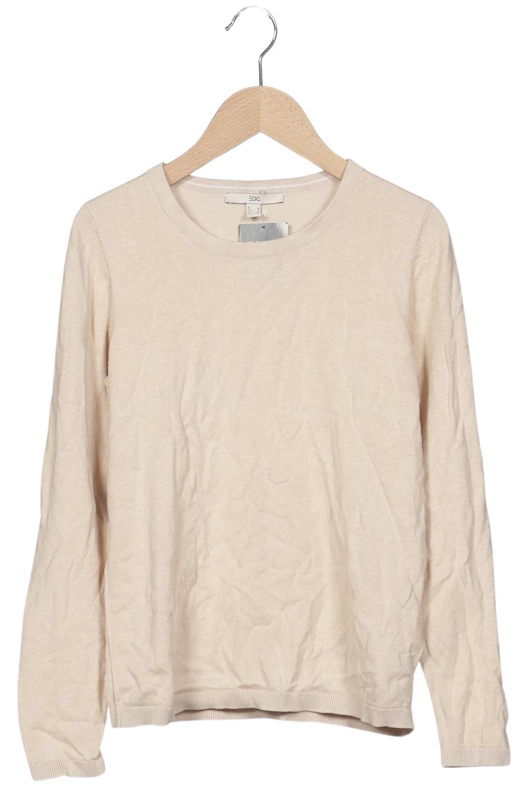 

edc by Esprit Damen Pullover, beige, Gr. 36