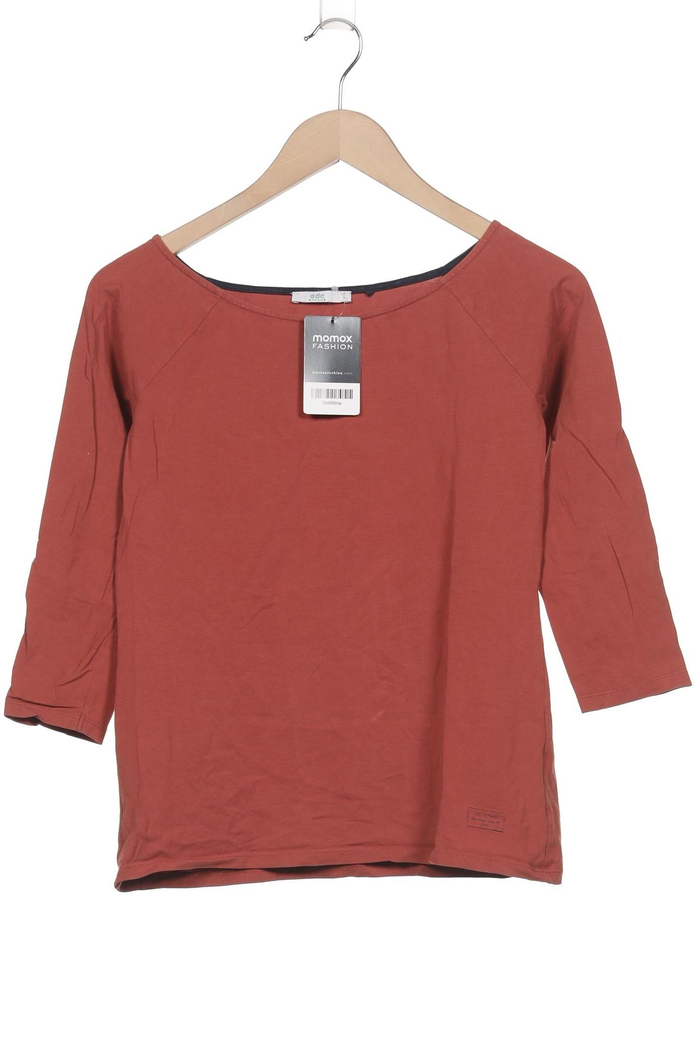 

edc by Esprit Damen Langarmshirt, braun, Gr. 42