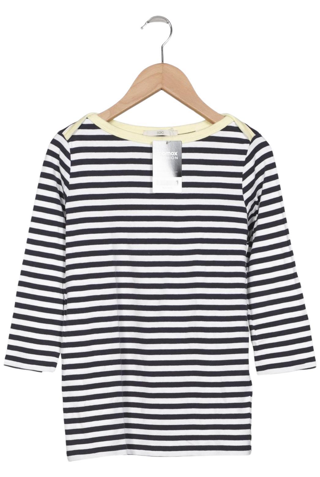 

edc by Esprit Damen Langarmshirt, mehrfarbig, Gr. 36