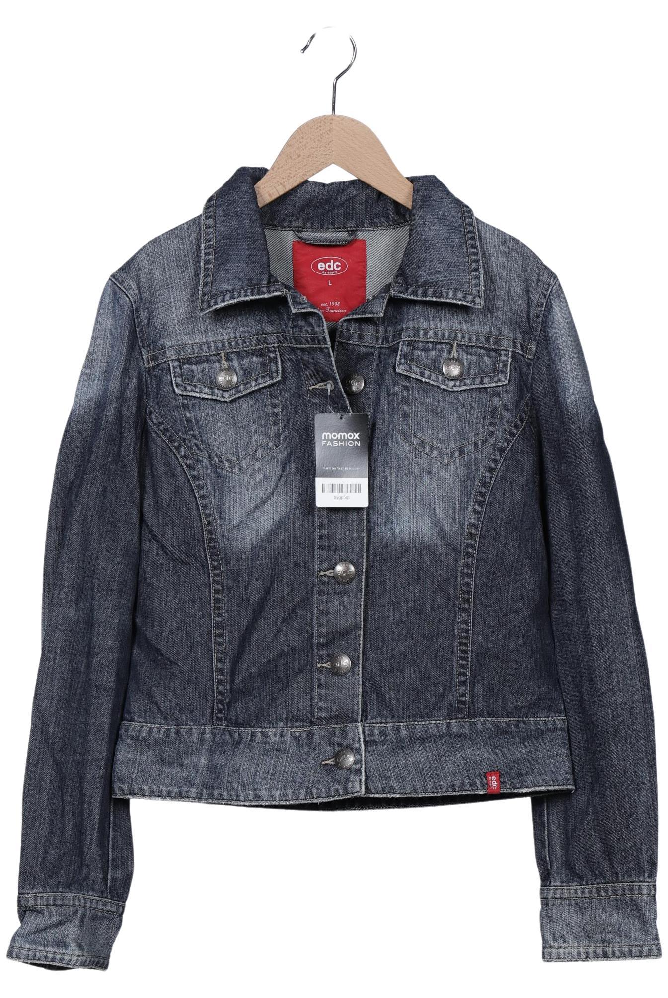 

edc by Esprit Damen Jacke, blau, Gr. 42
