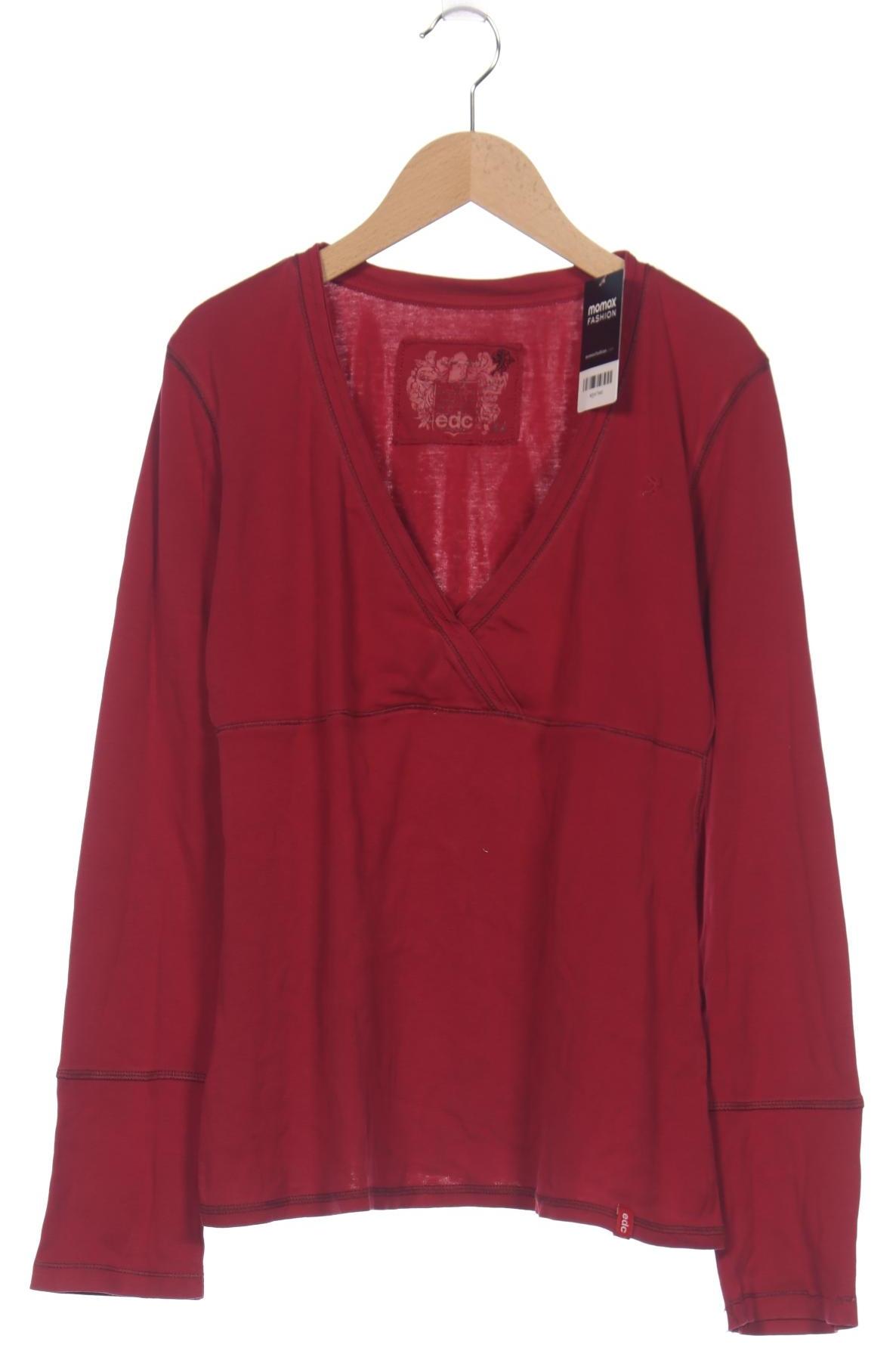 

edc by Esprit Damen Langarmshirt, rot, Gr. 44