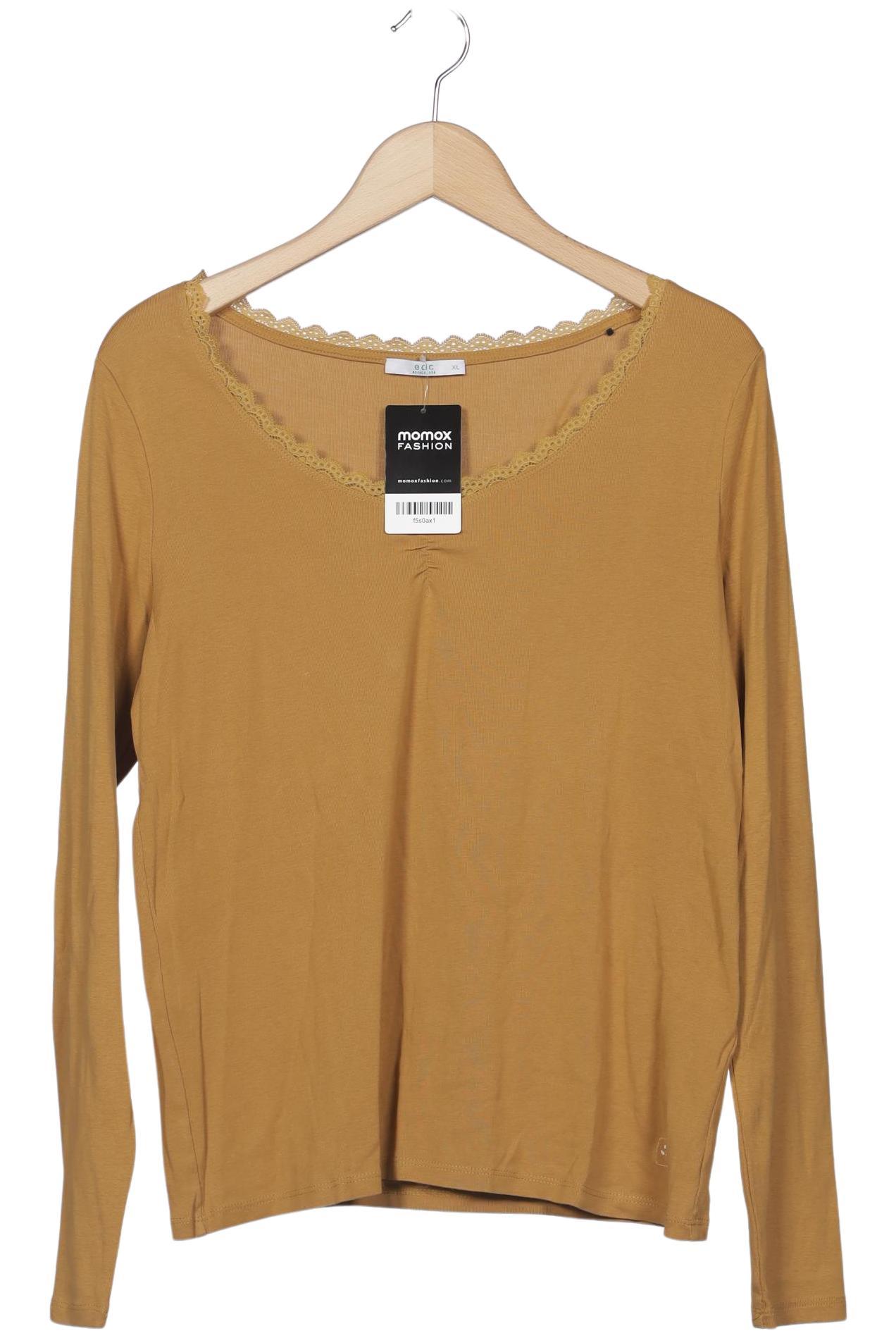 

edc by Esprit Damen Langarmshirt, beige, Gr. 44