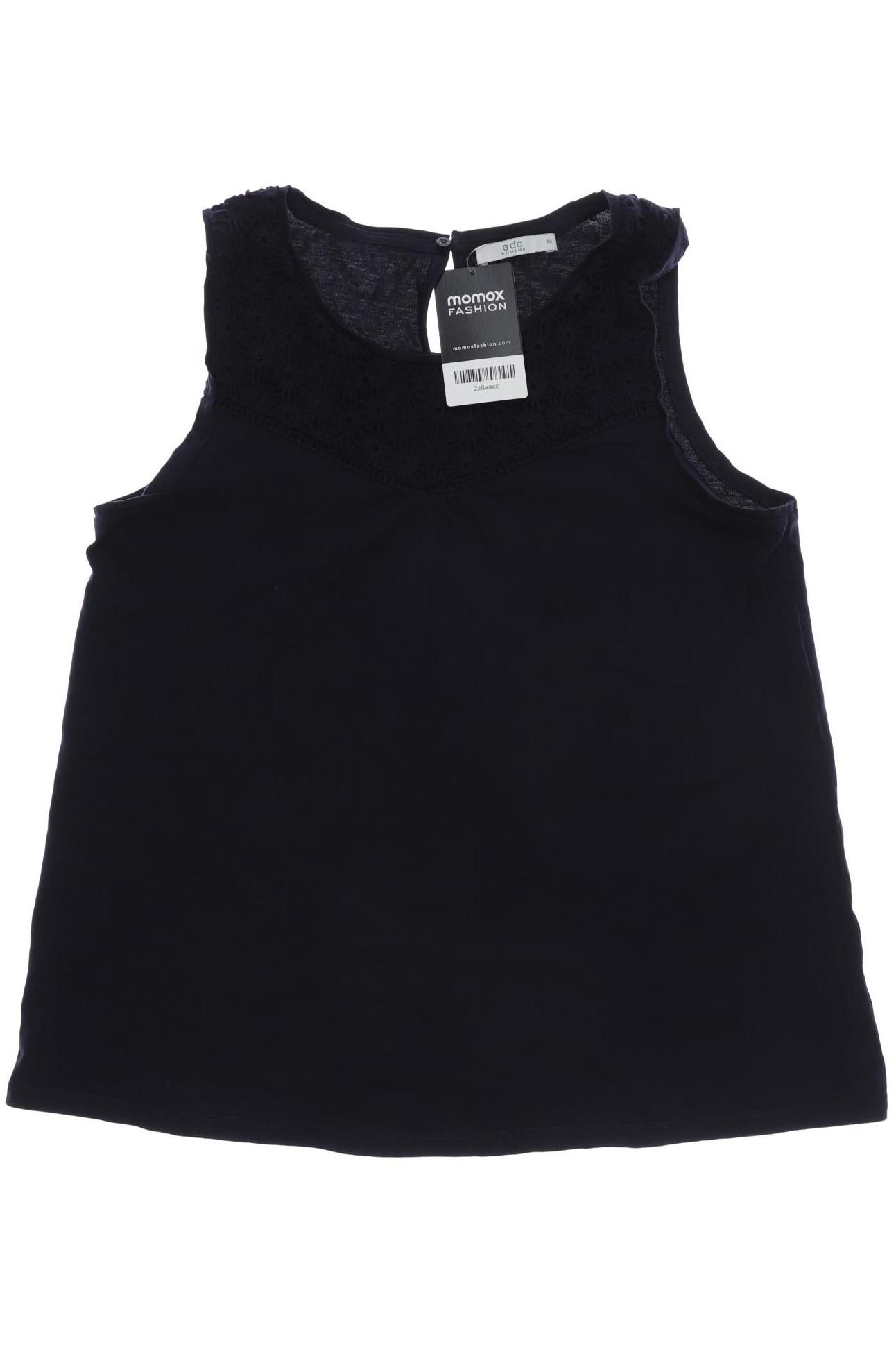 

edc by Esprit Damen Top, marineblau, Gr. 38