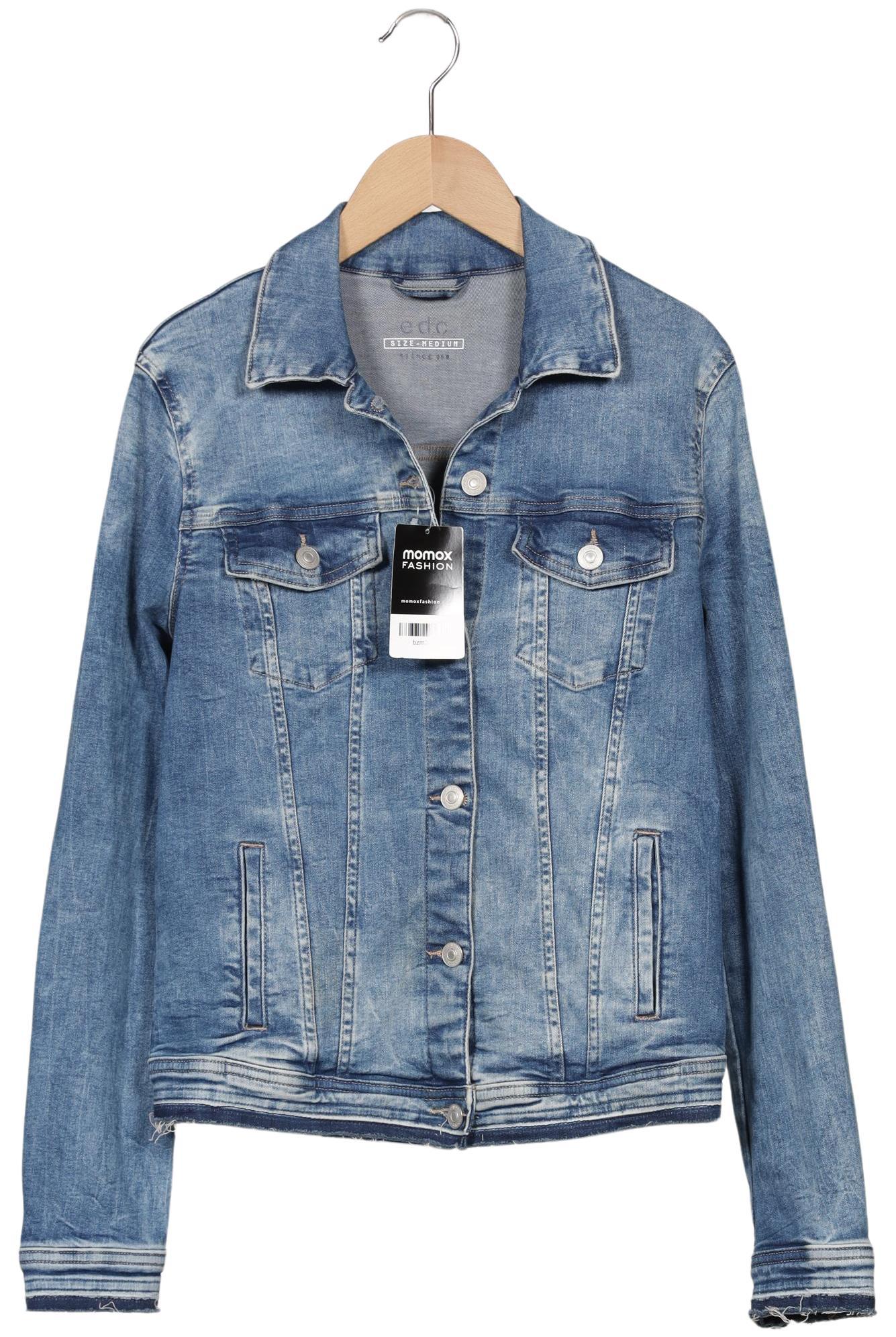 

edc by Esprit Damen Jacke, blau, Gr. 38