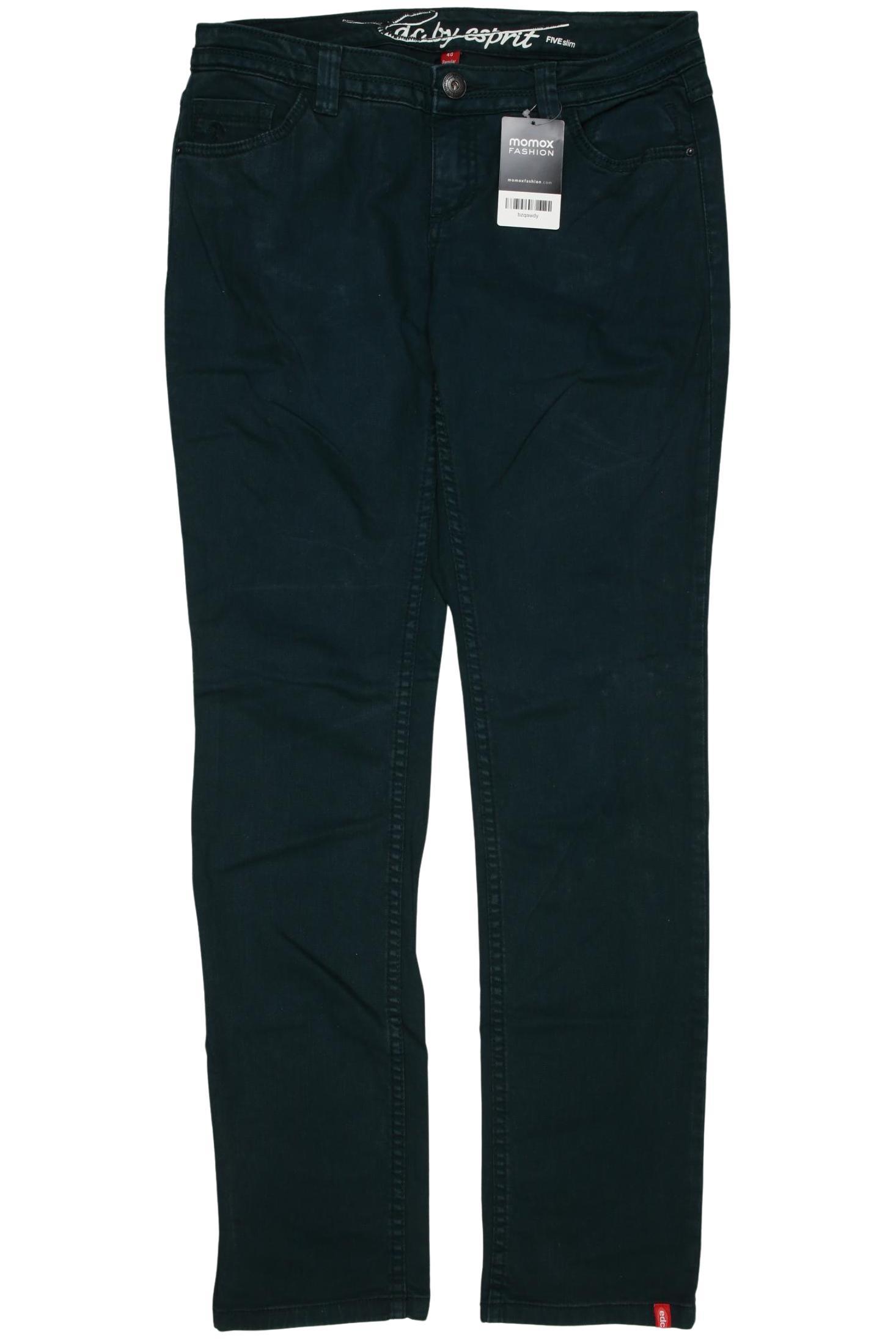 

edc by Esprit Damen Jeans, grün, Gr. 40