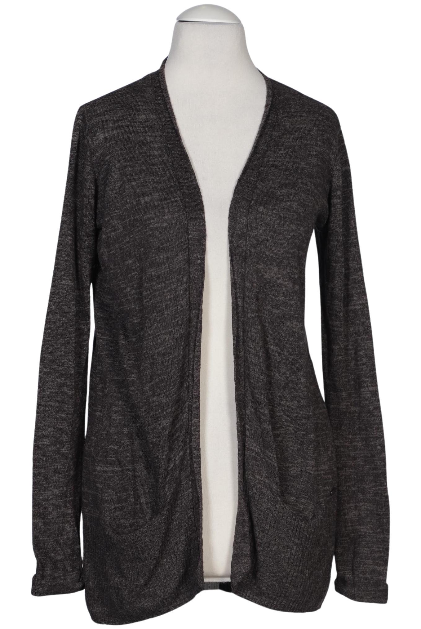 

edc by Esprit Damen Strickjacke, grau, Gr. 34