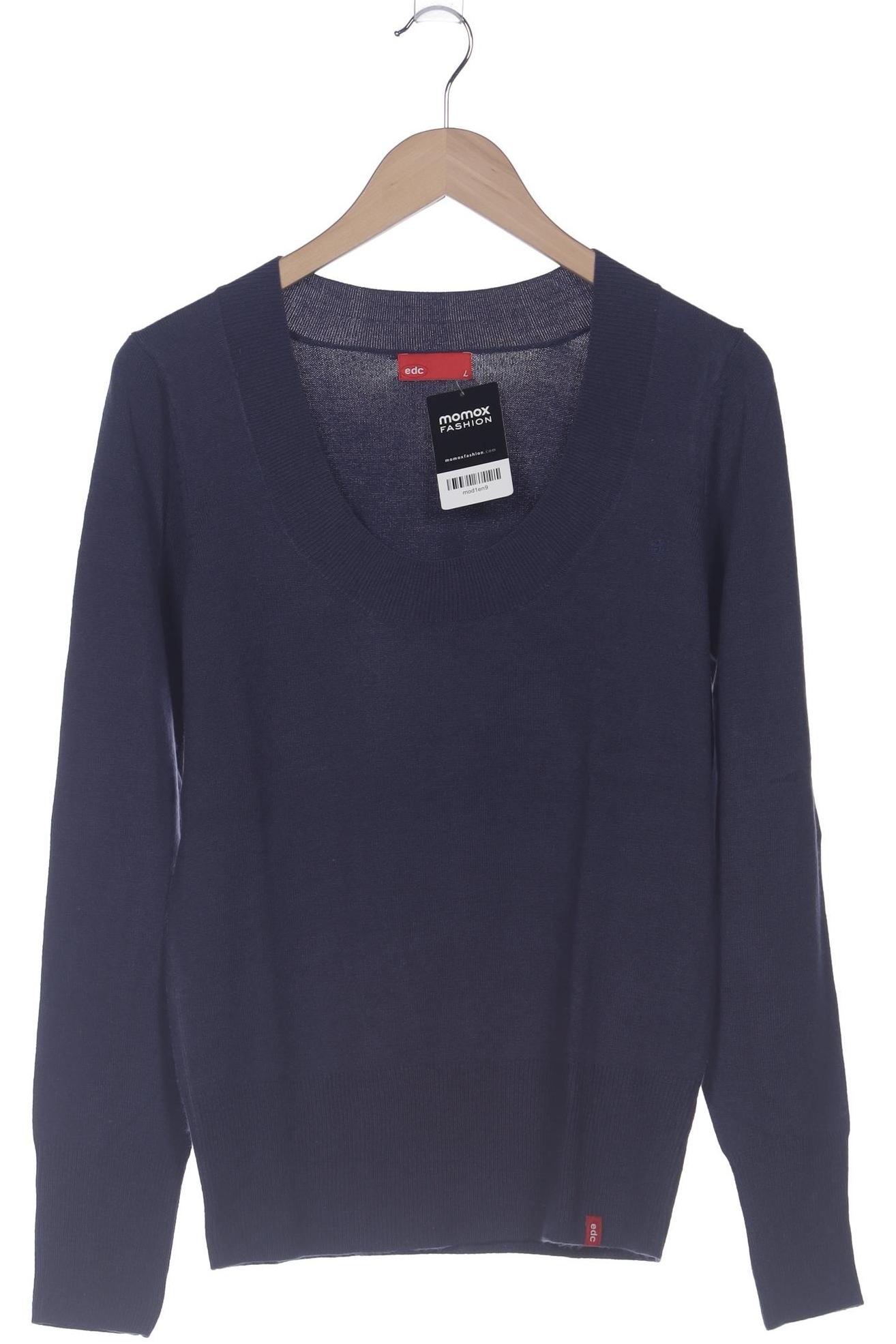 

edc by Esprit Damen Pullover, marineblau, Gr. 42