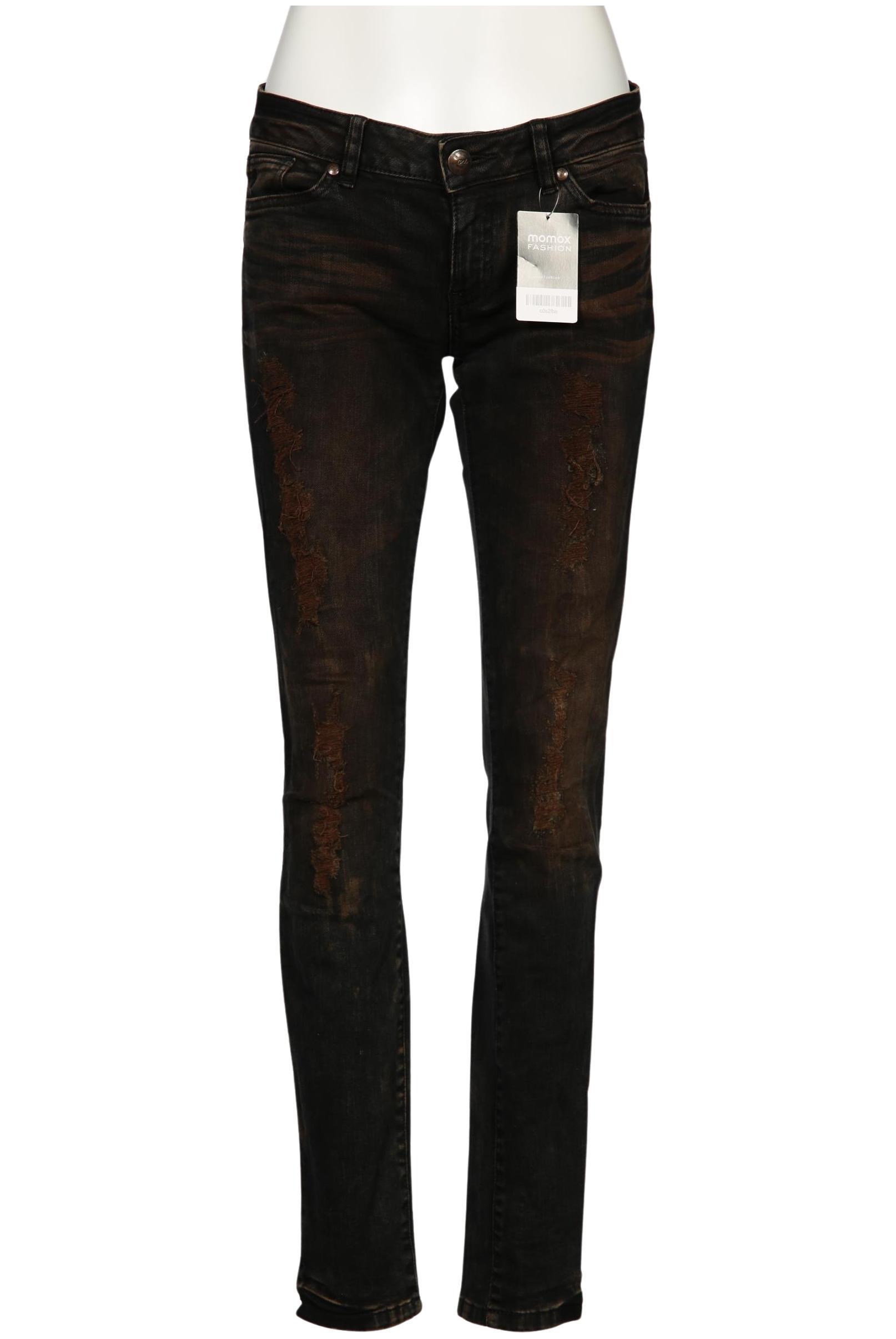 

edc by Esprit Damen Jeans, schwarz, Gr. 28