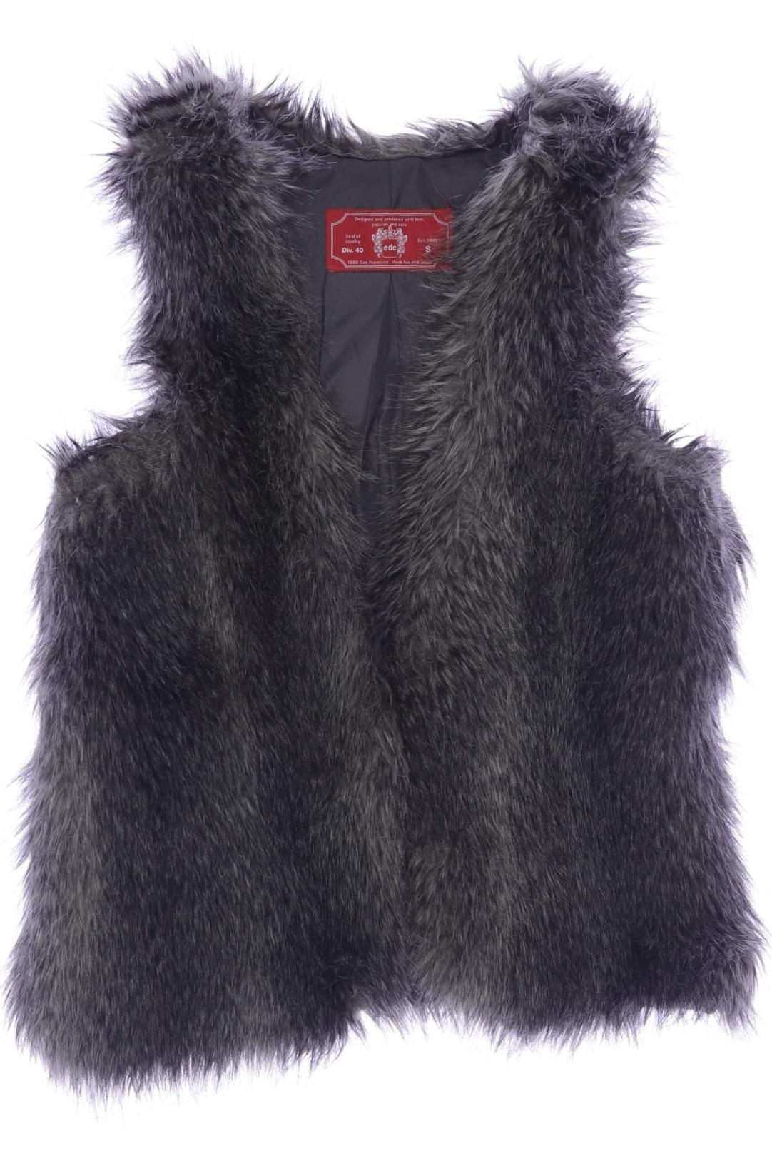 

edc by Esprit Damen Weste, grau, Gr. 36
