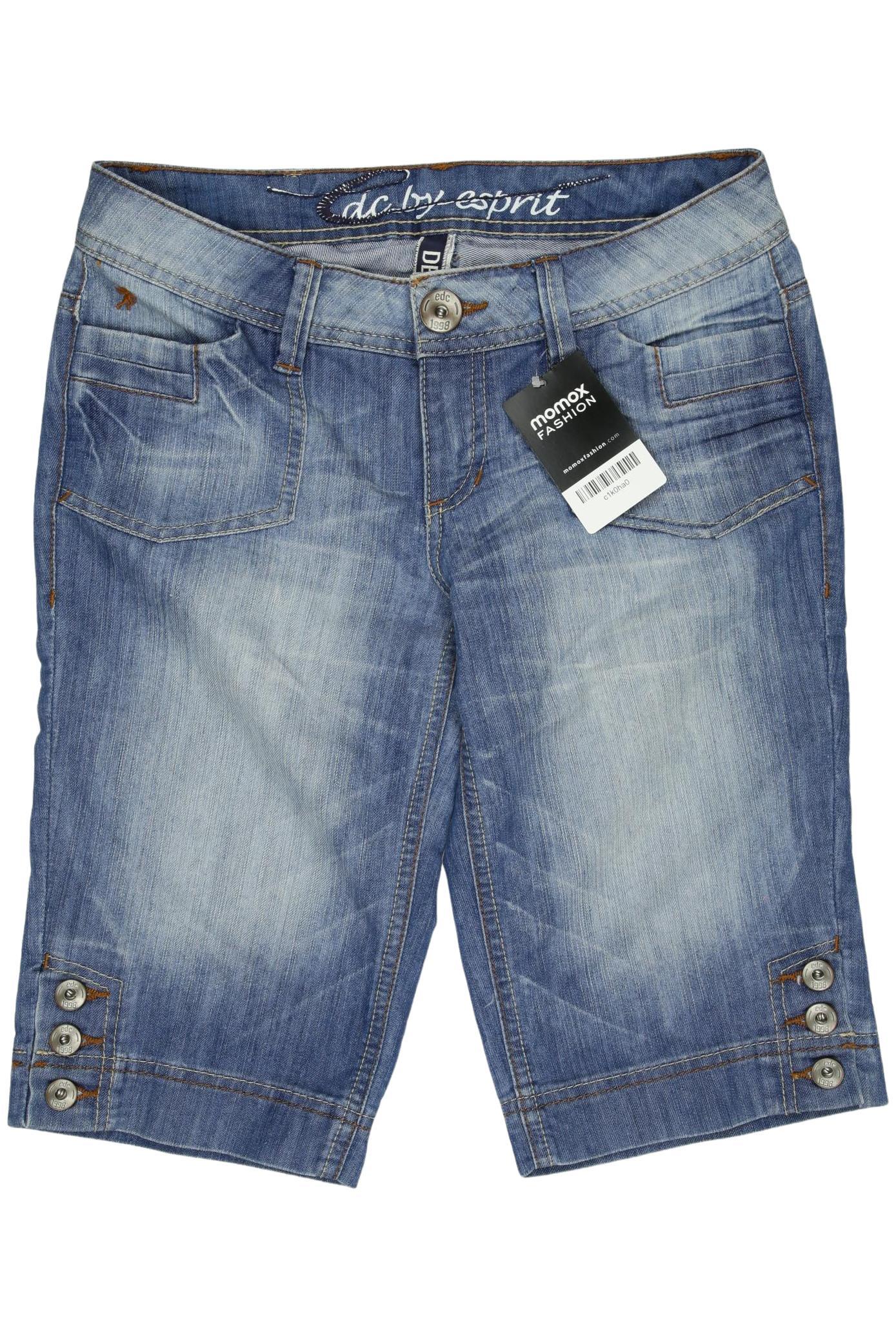 

edc by Esprit Damen Shorts, blau, Gr. 26
