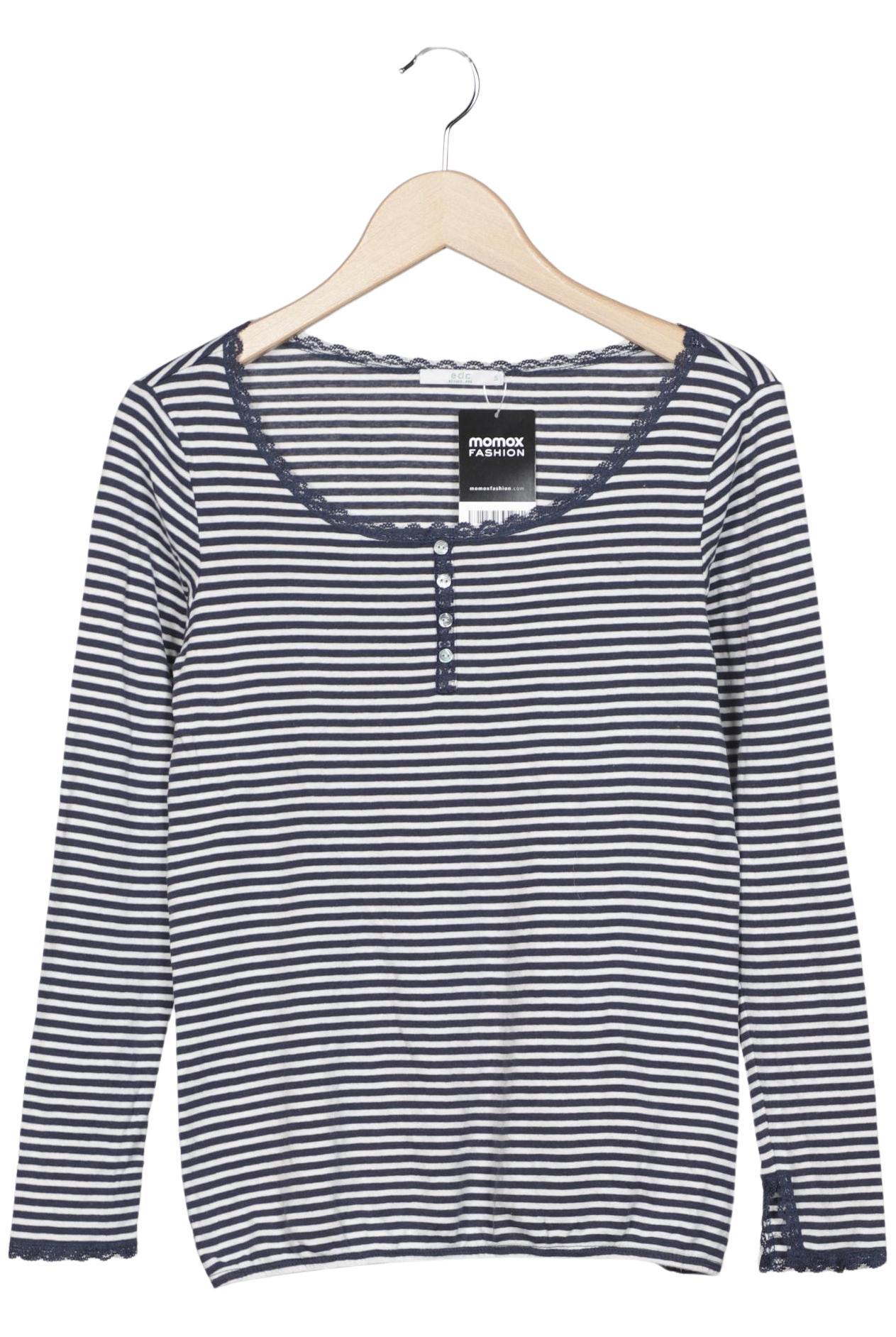 

edc by Esprit Damen Langarmshirt, mehrfarbig, Gr. 36