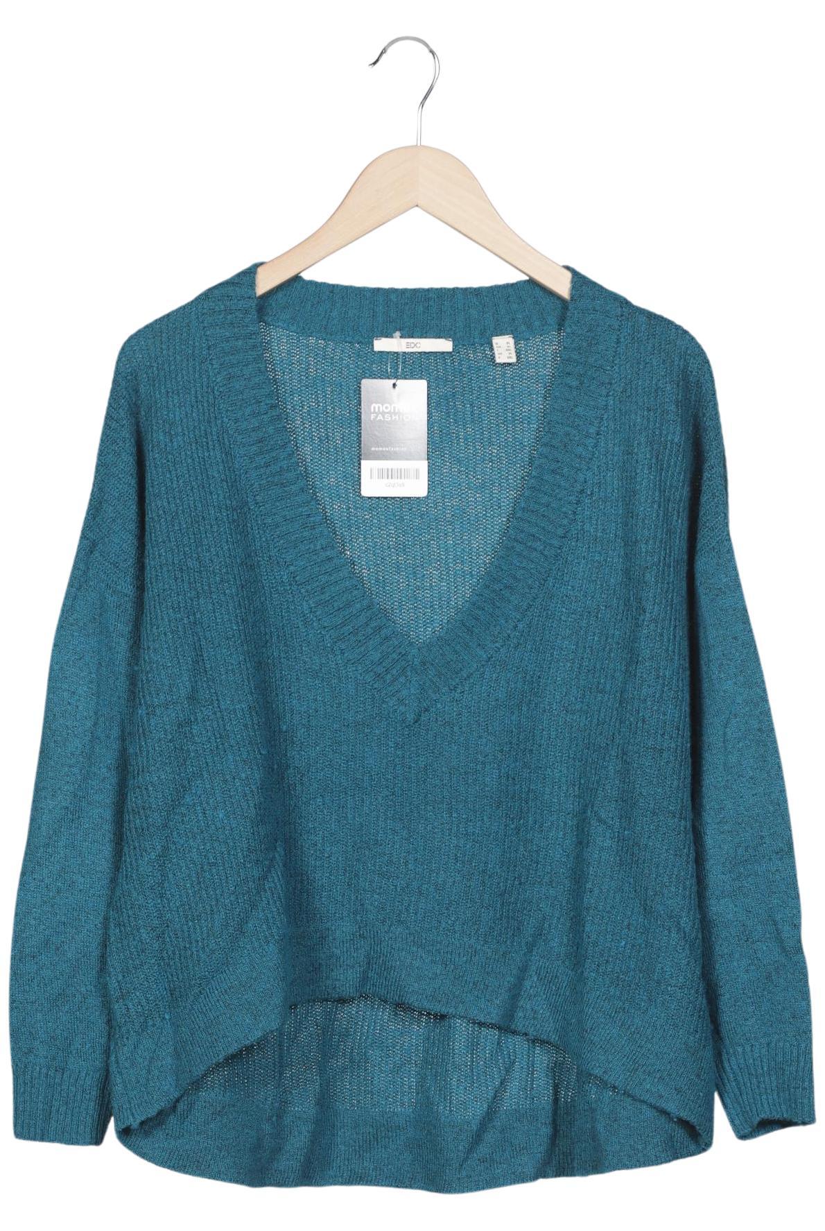 

edc by Esprit Damen Pullover, türkis, Gr. 44