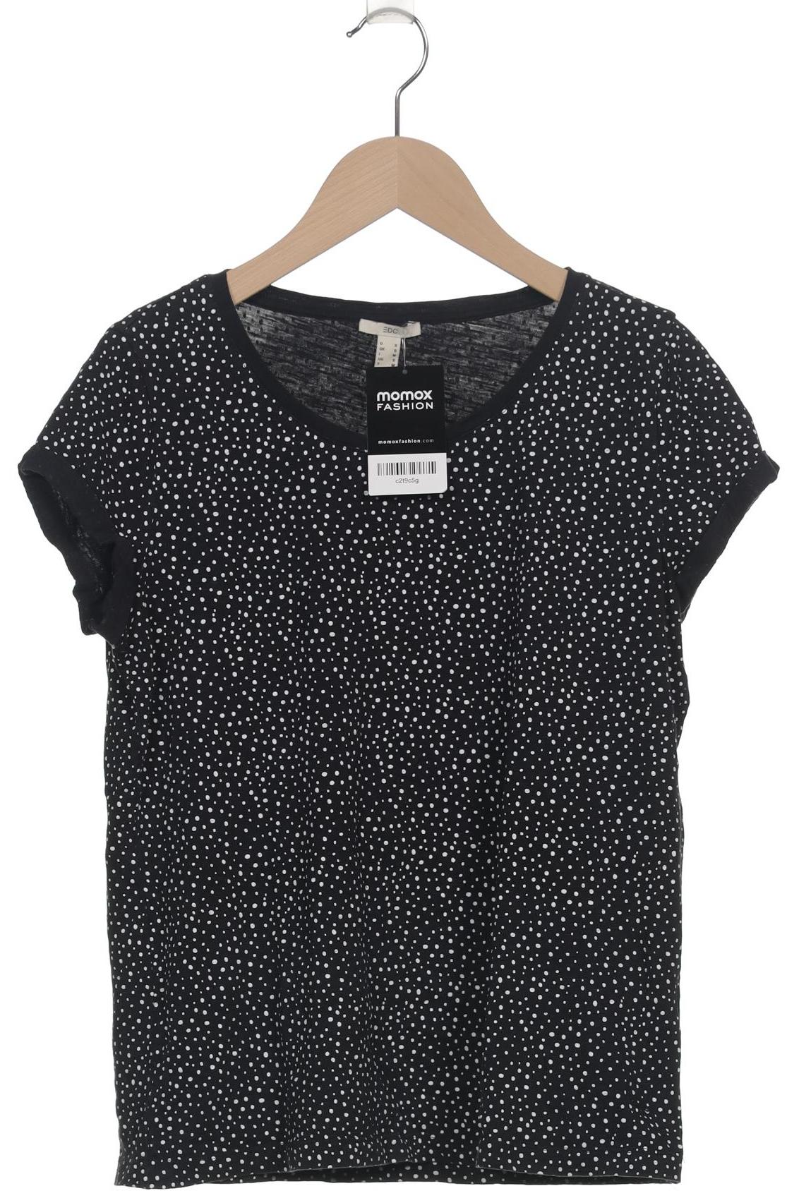 

edc by Esprit Damen T-Shirt, schwarz, Gr. 36