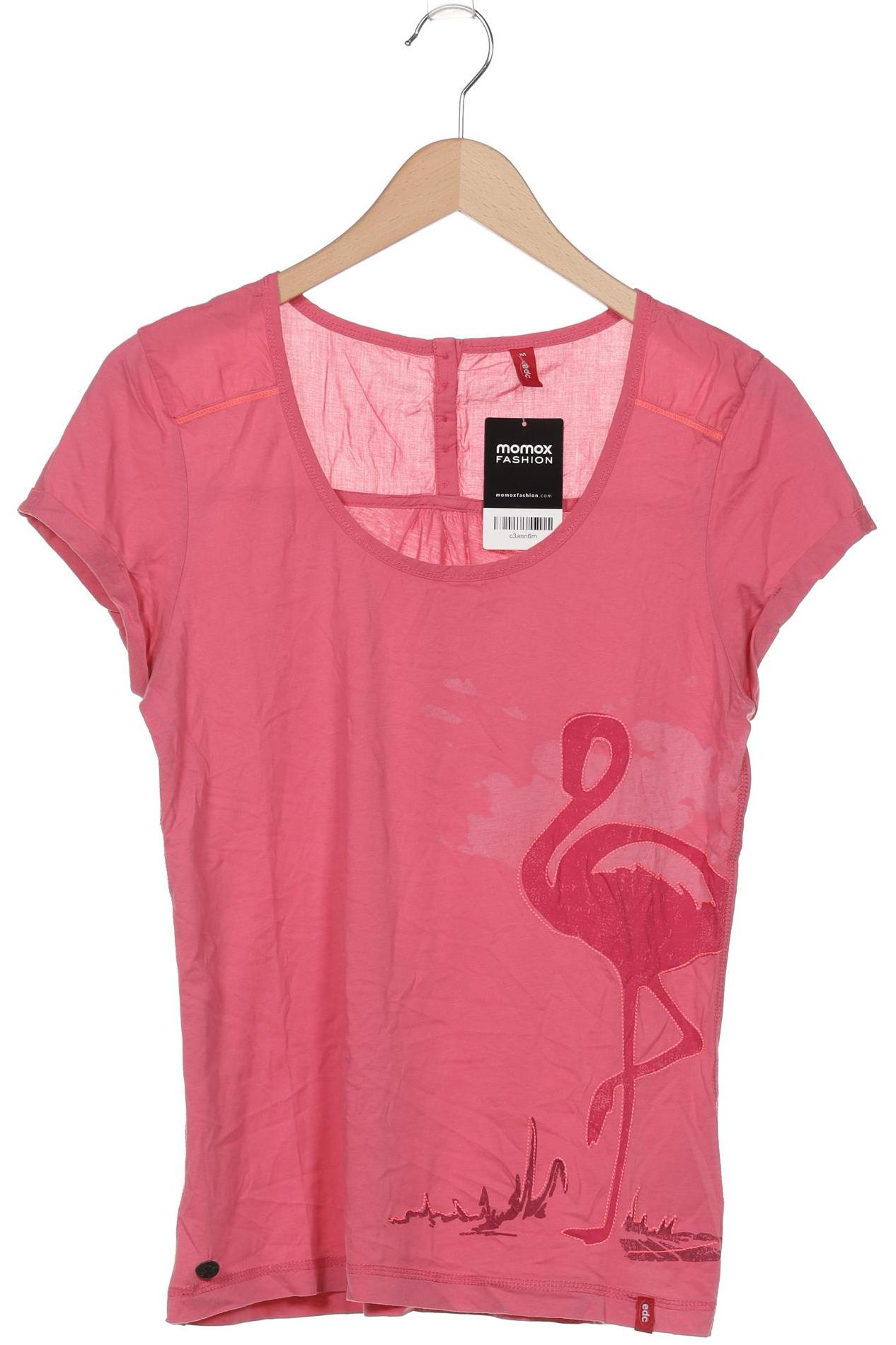 

edc by Esprit Damen T-Shirt, pink, Gr. 38