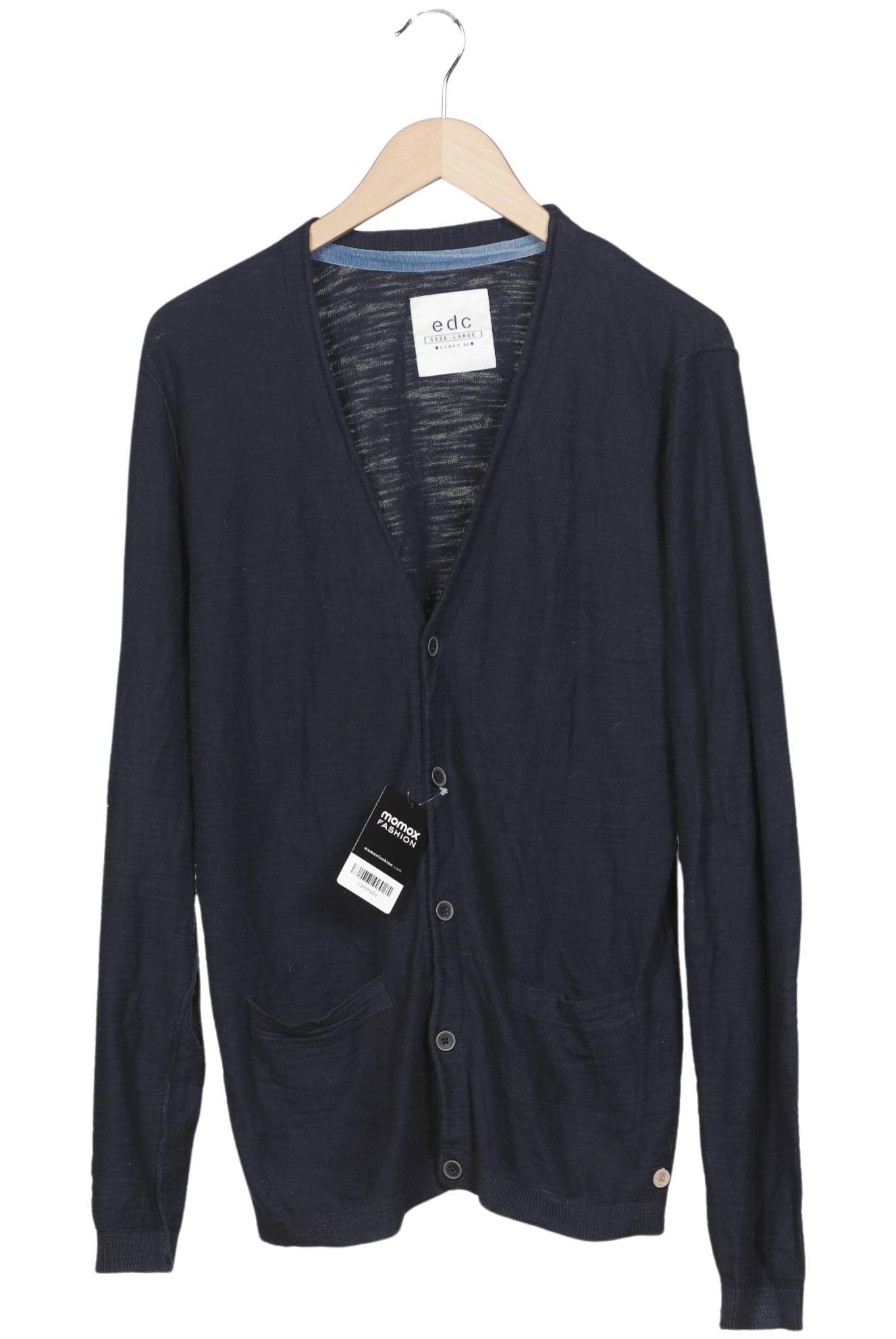 

edc by Esprit Herren Strickjacke, marineblau, Gr. 52